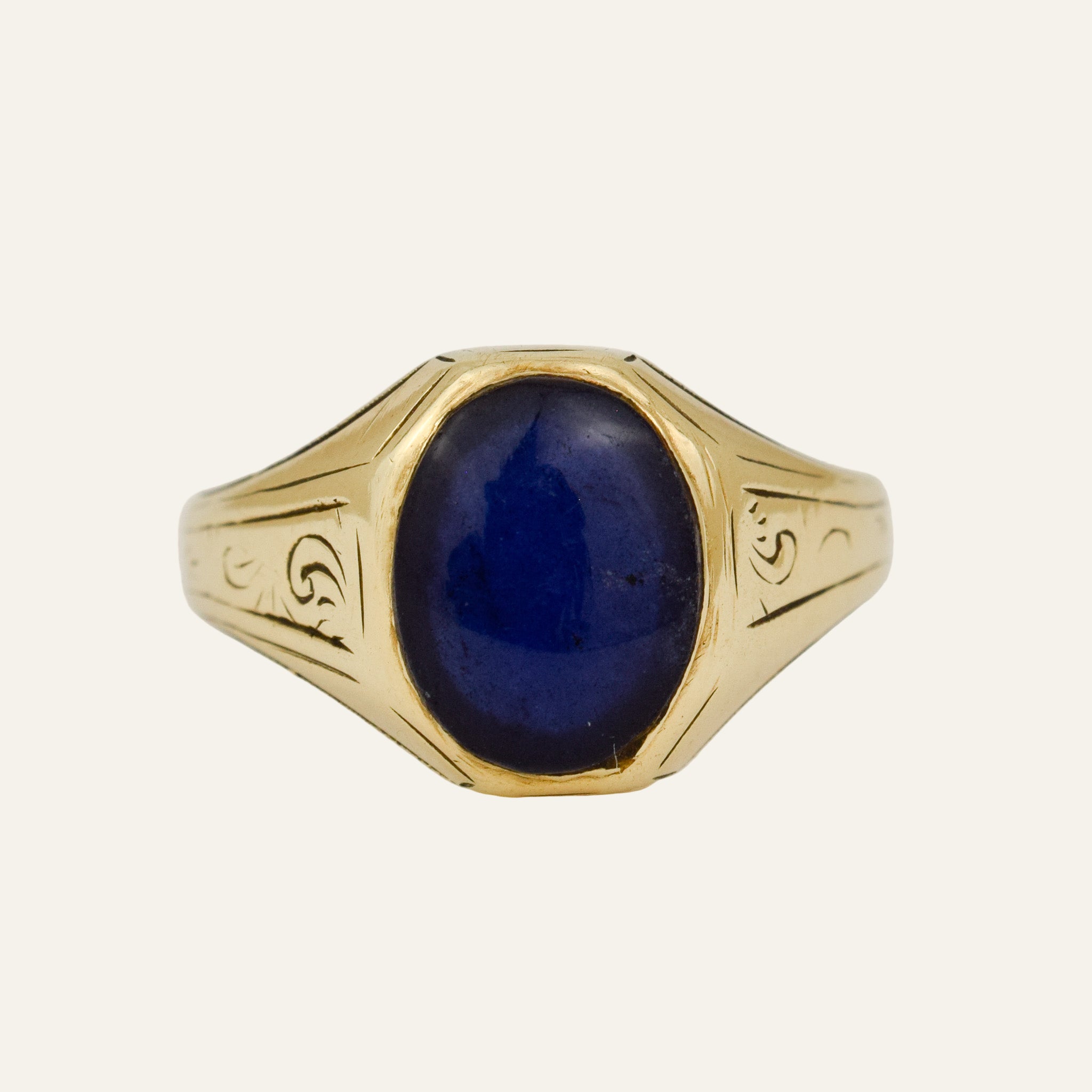 Lapis Signet Ring