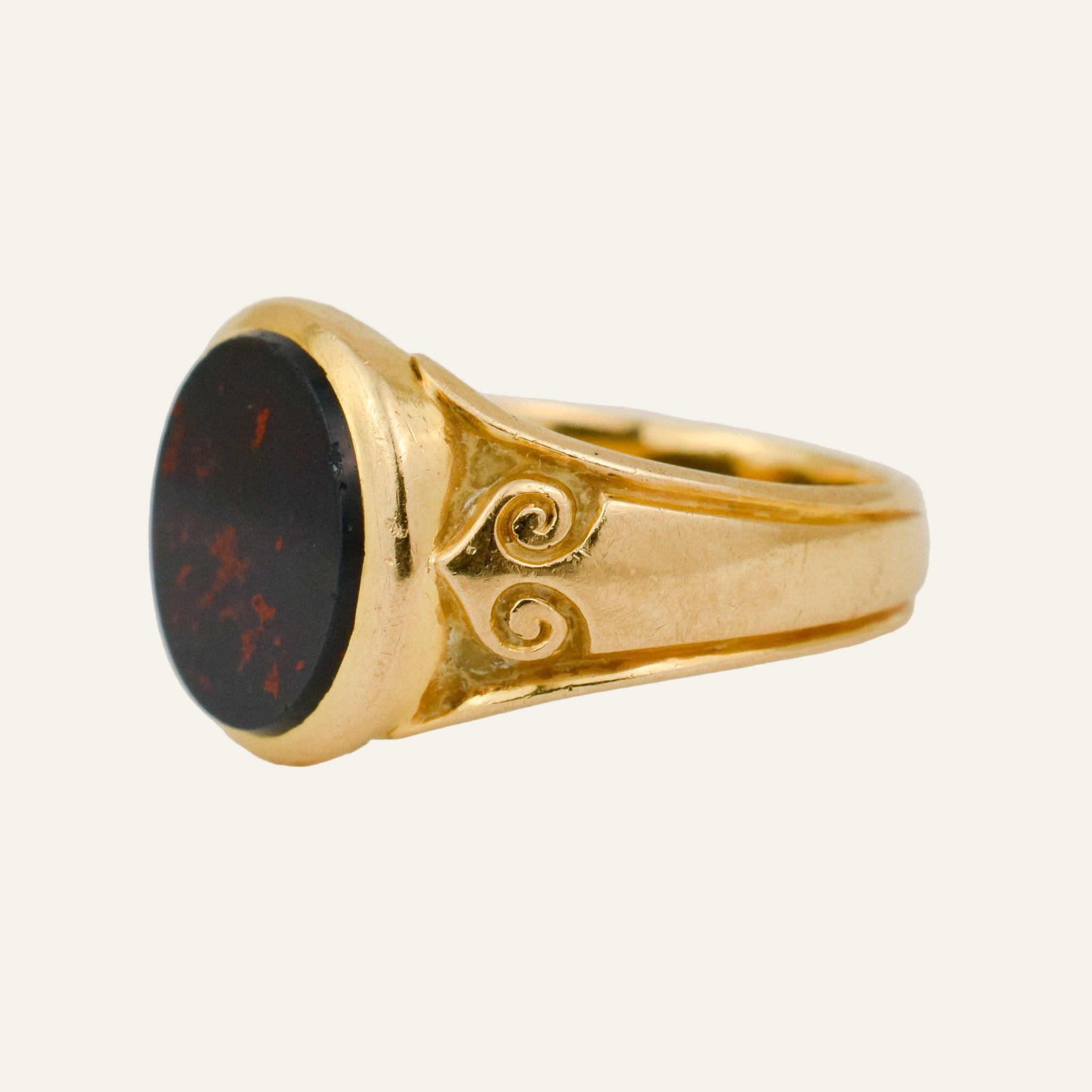 Bloodstone Signet Ring