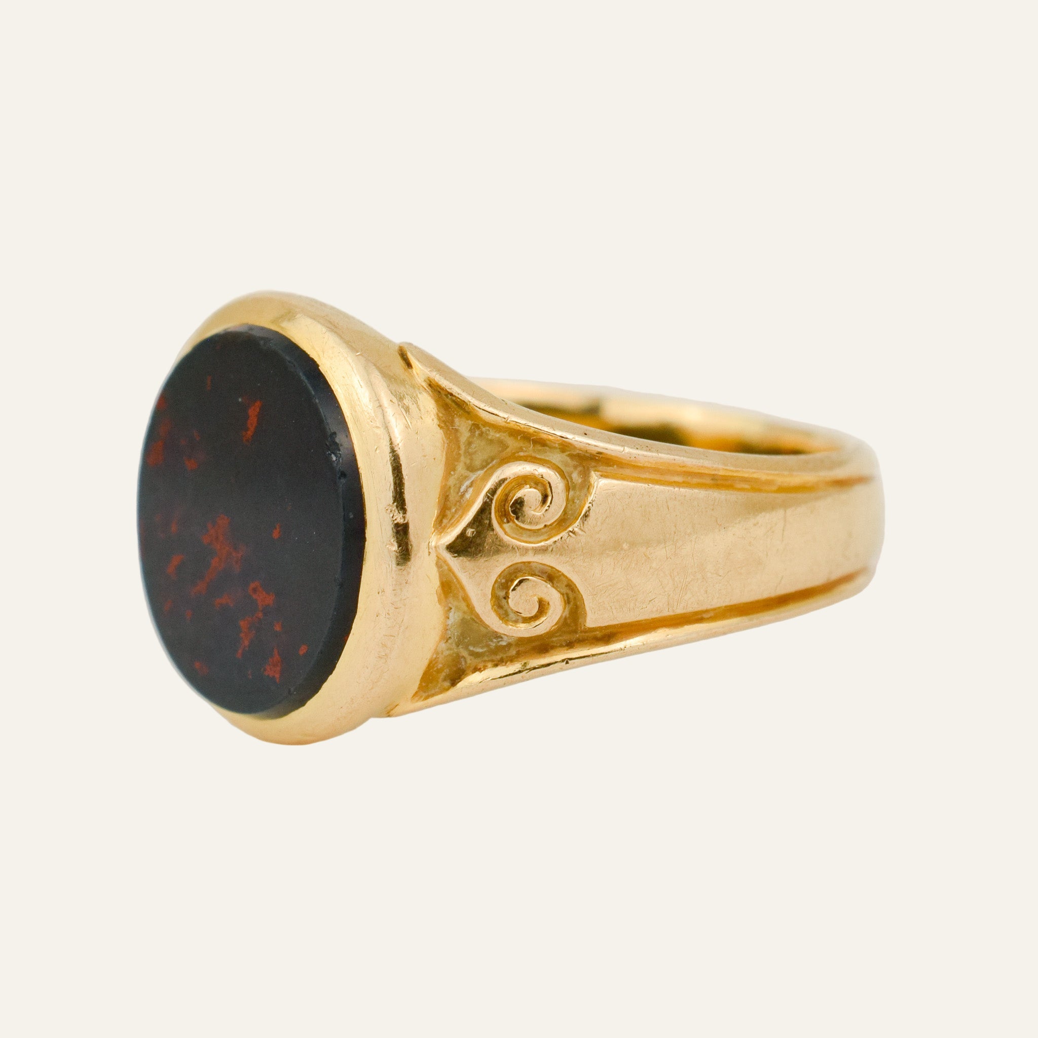 Bloodstone Signet Ring