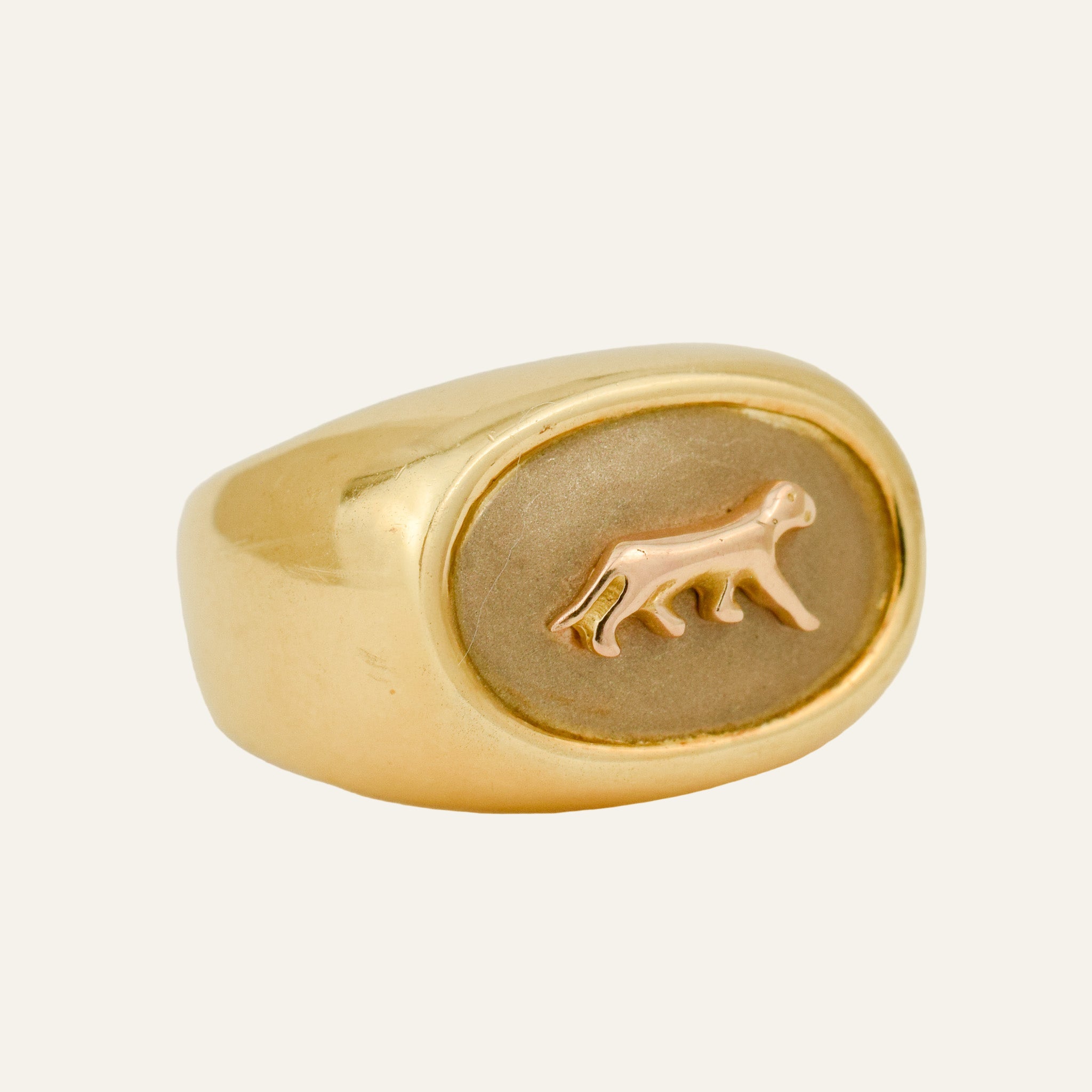 Panther Signet Ring
