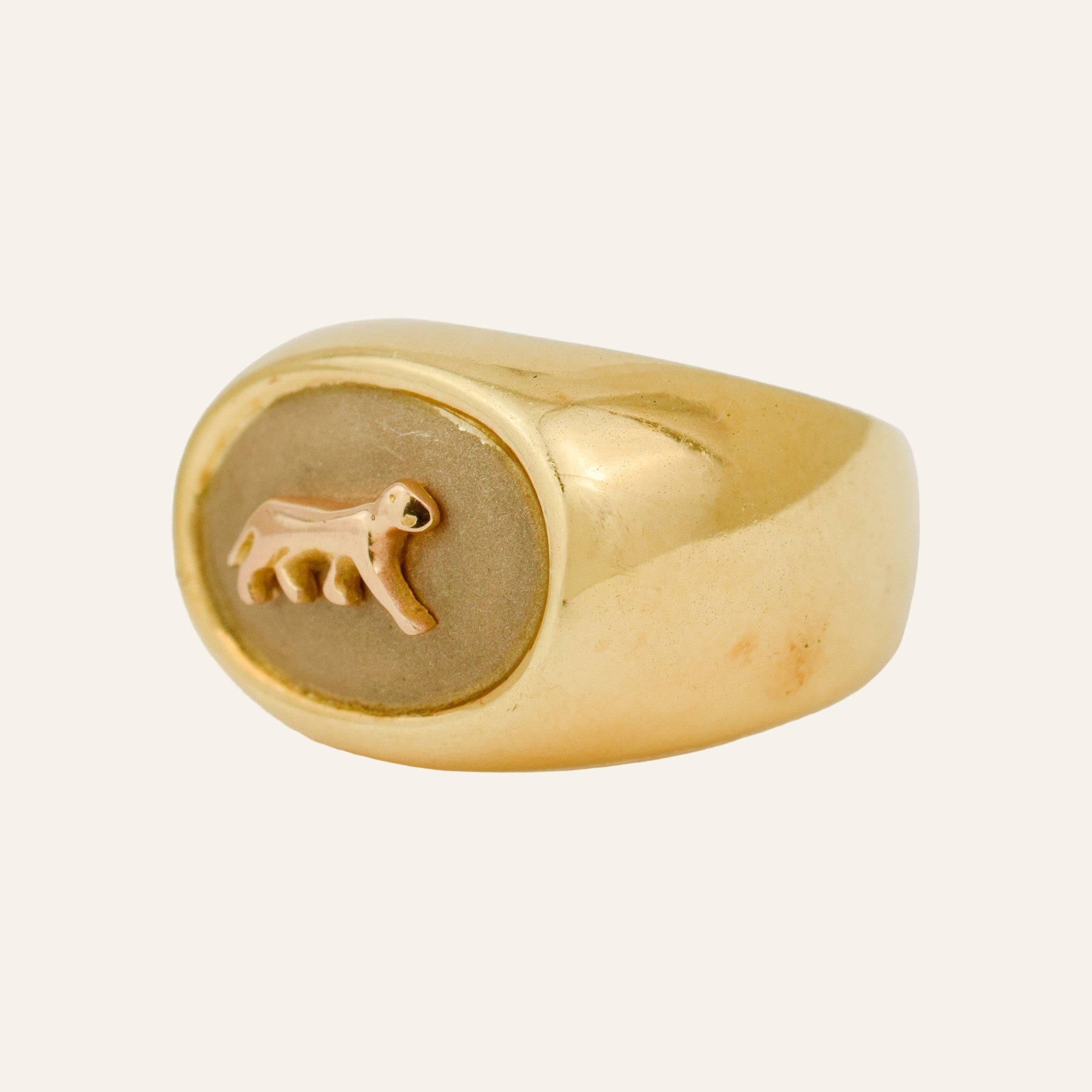 Panther Signet Ring