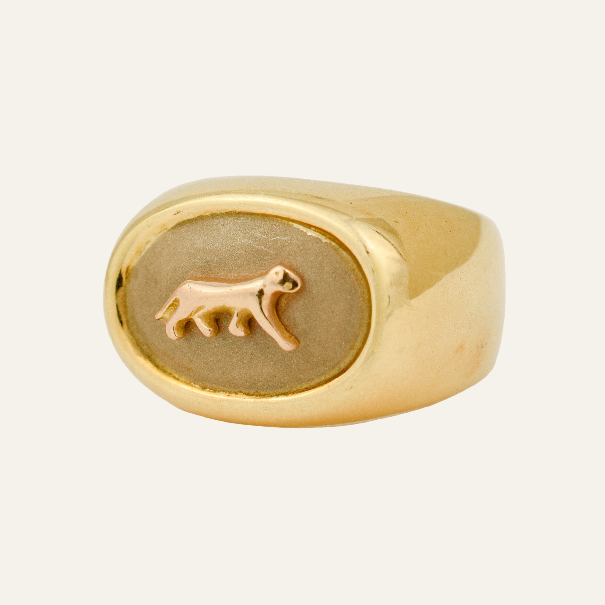 Panther Signet Ring