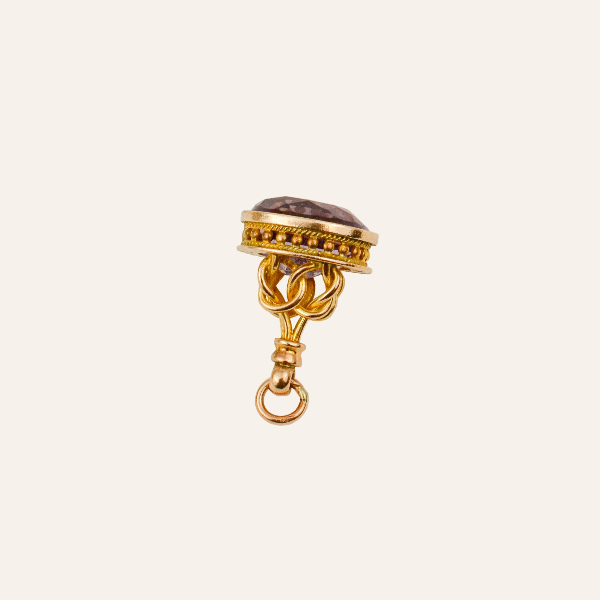 Antique Amethyst Watch Fob