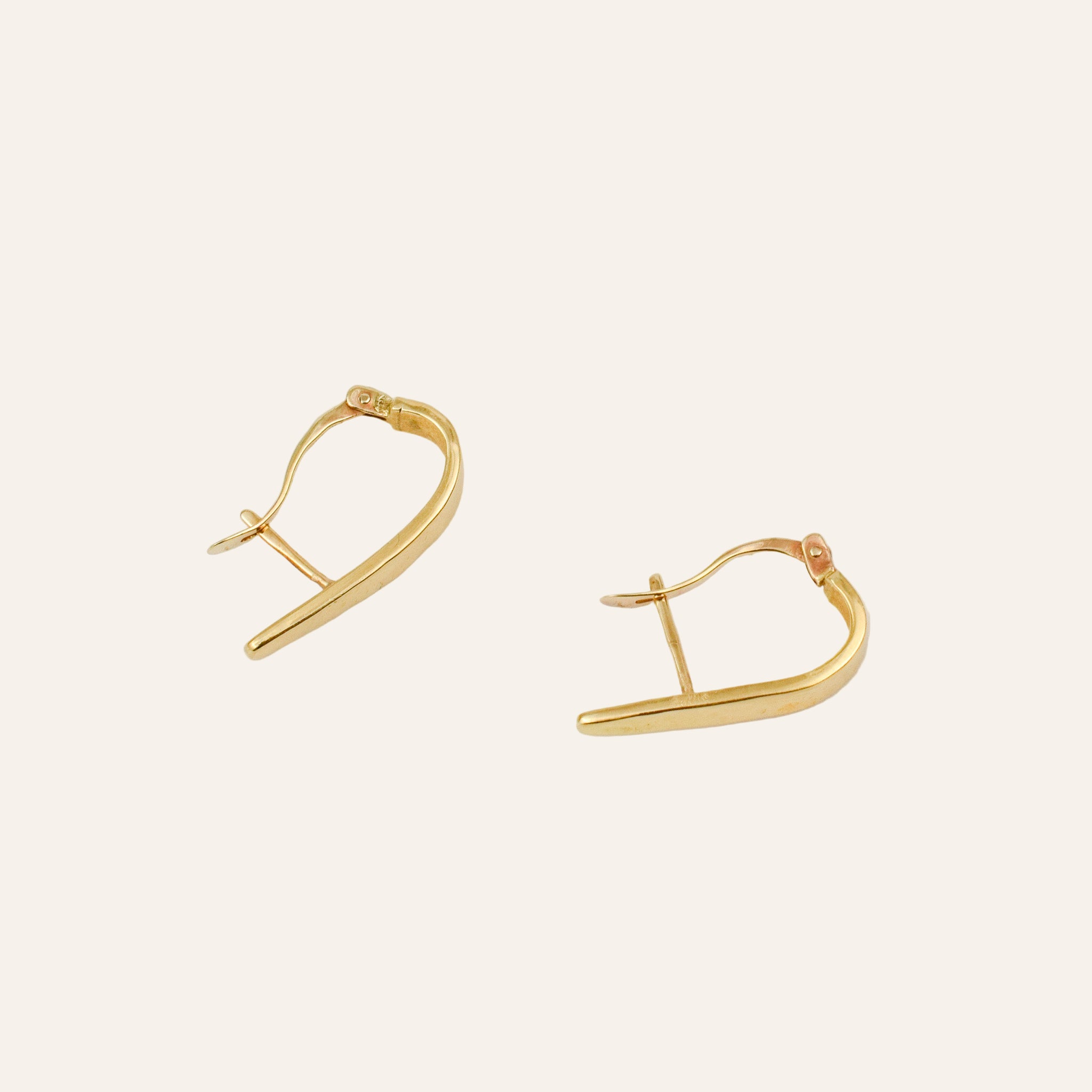 21.5mm Hammered Hoops
