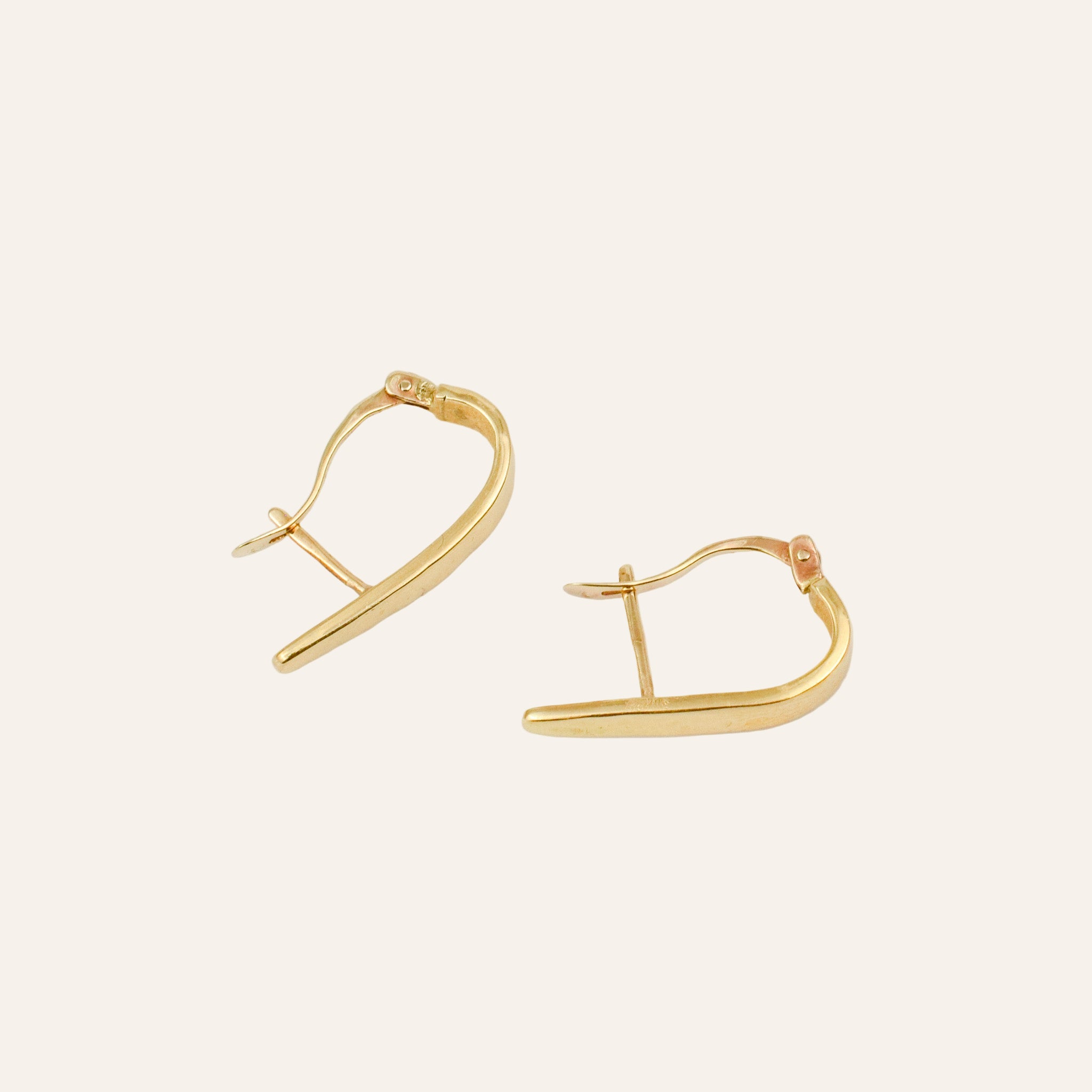 21.5mm Hammered Hoops