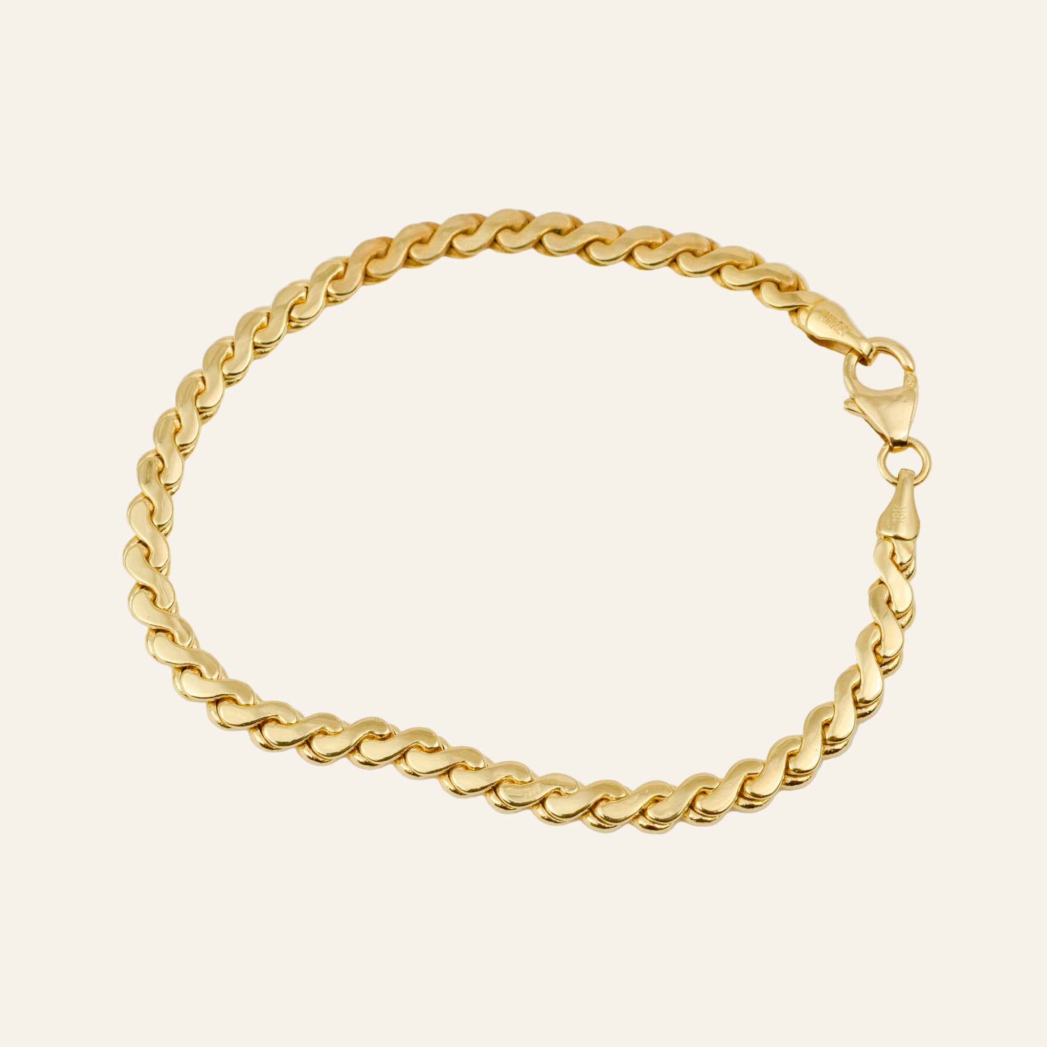 7" Bold S-Link Bracelet