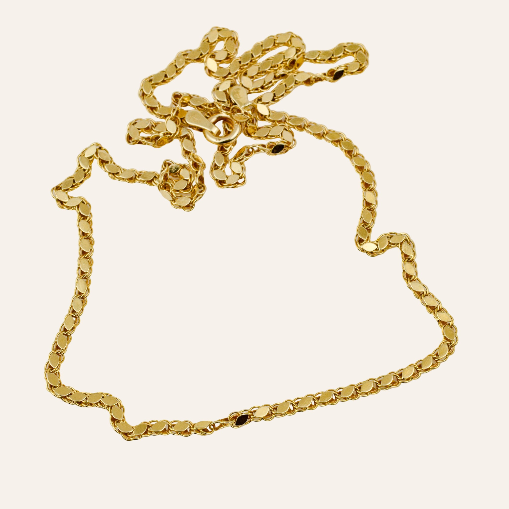 21" Sparkling Disc Necklace