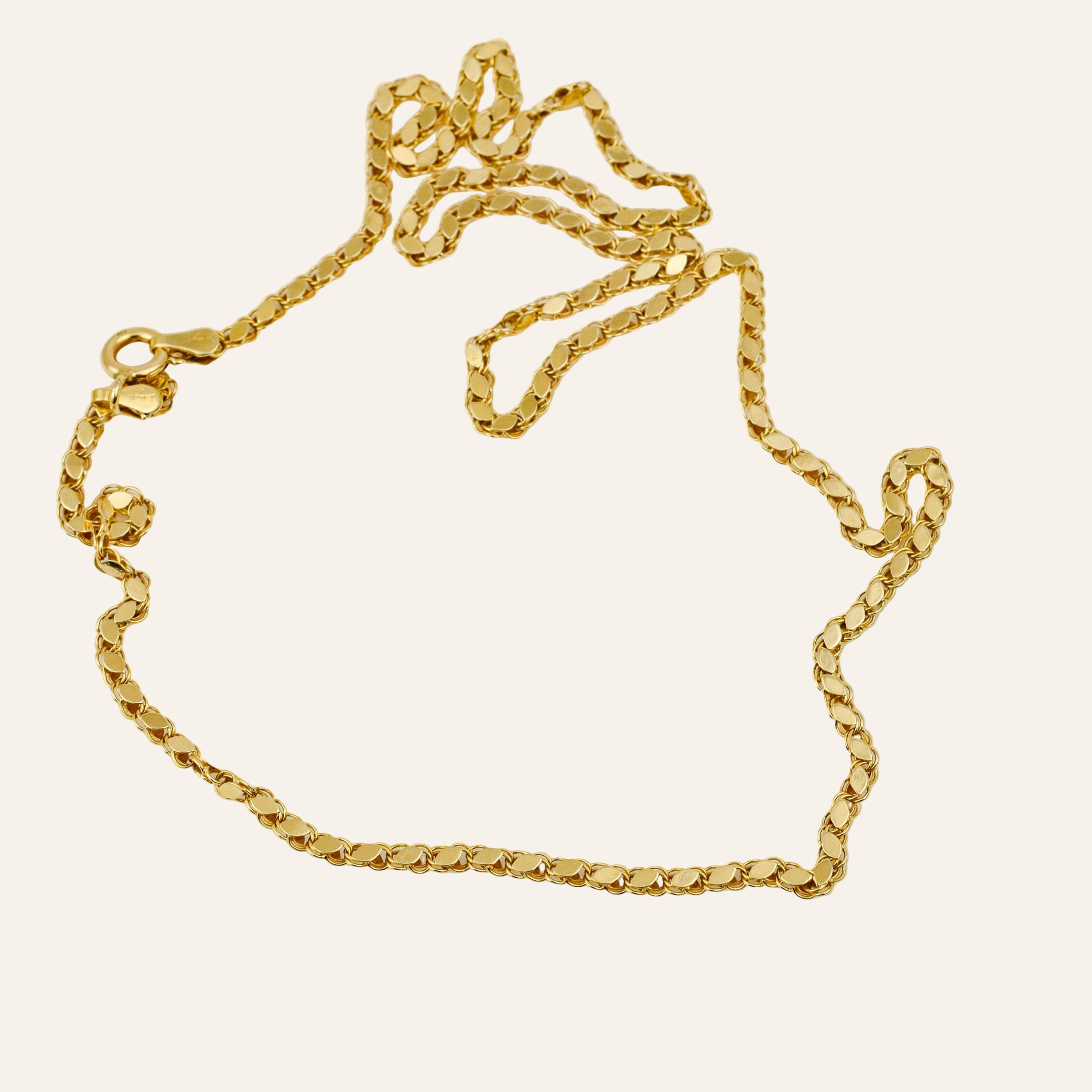 21" Sparkling Disc Necklace