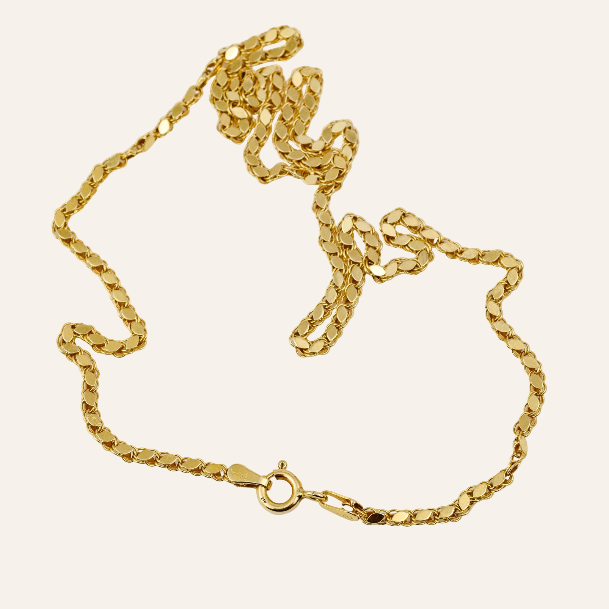 21" Sparkling Disc Necklace