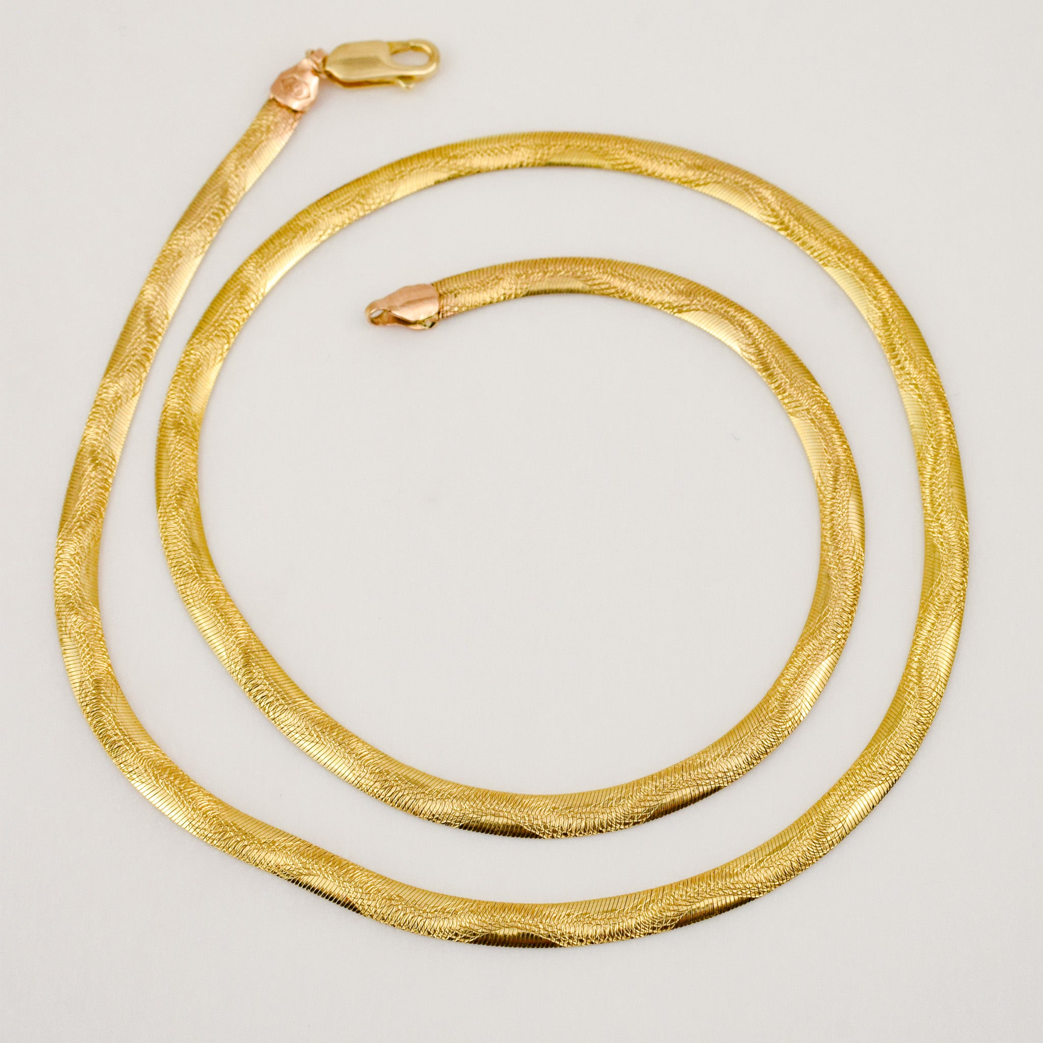 18" Sparkling Herringbone Necklace