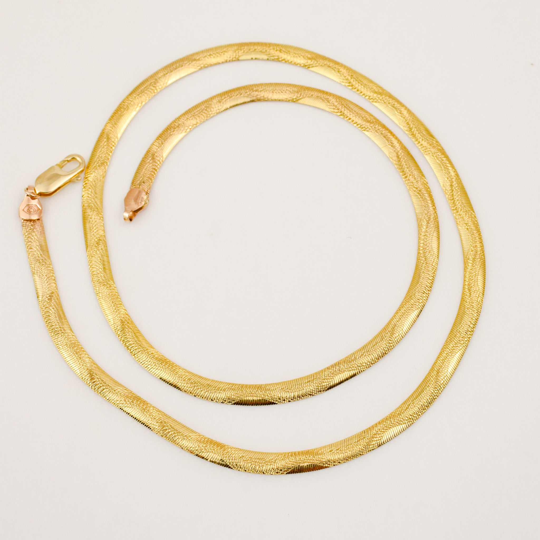 18" Sparkling Herringbone Necklace