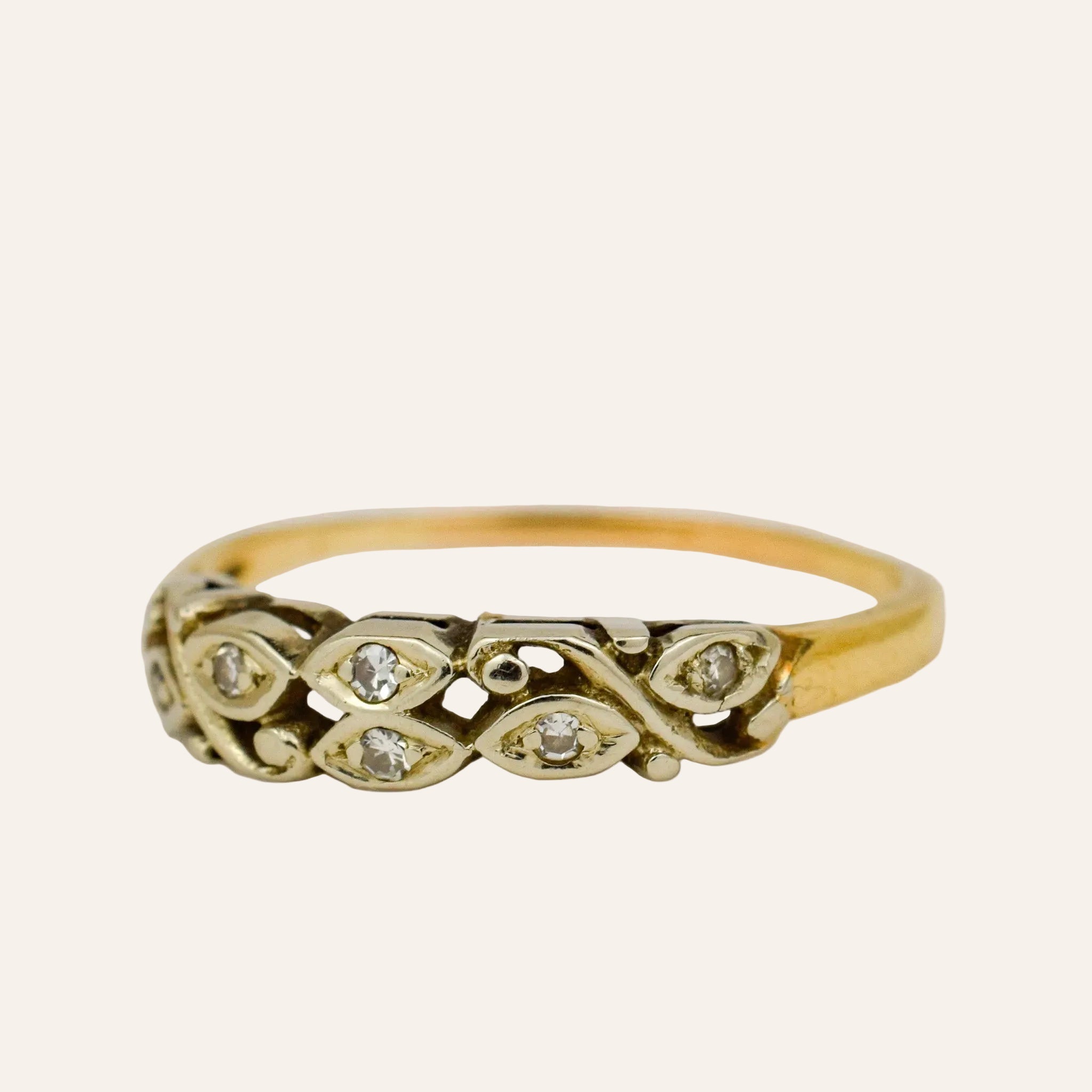 Antique Diamond Vine Band