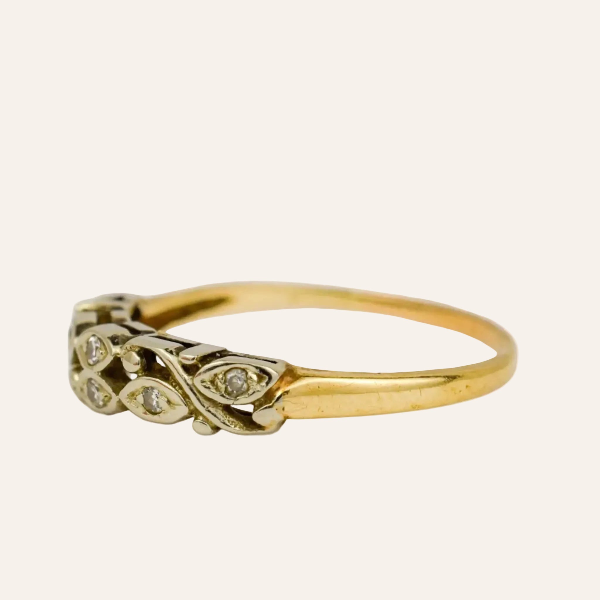 Antique Diamond Vine Band