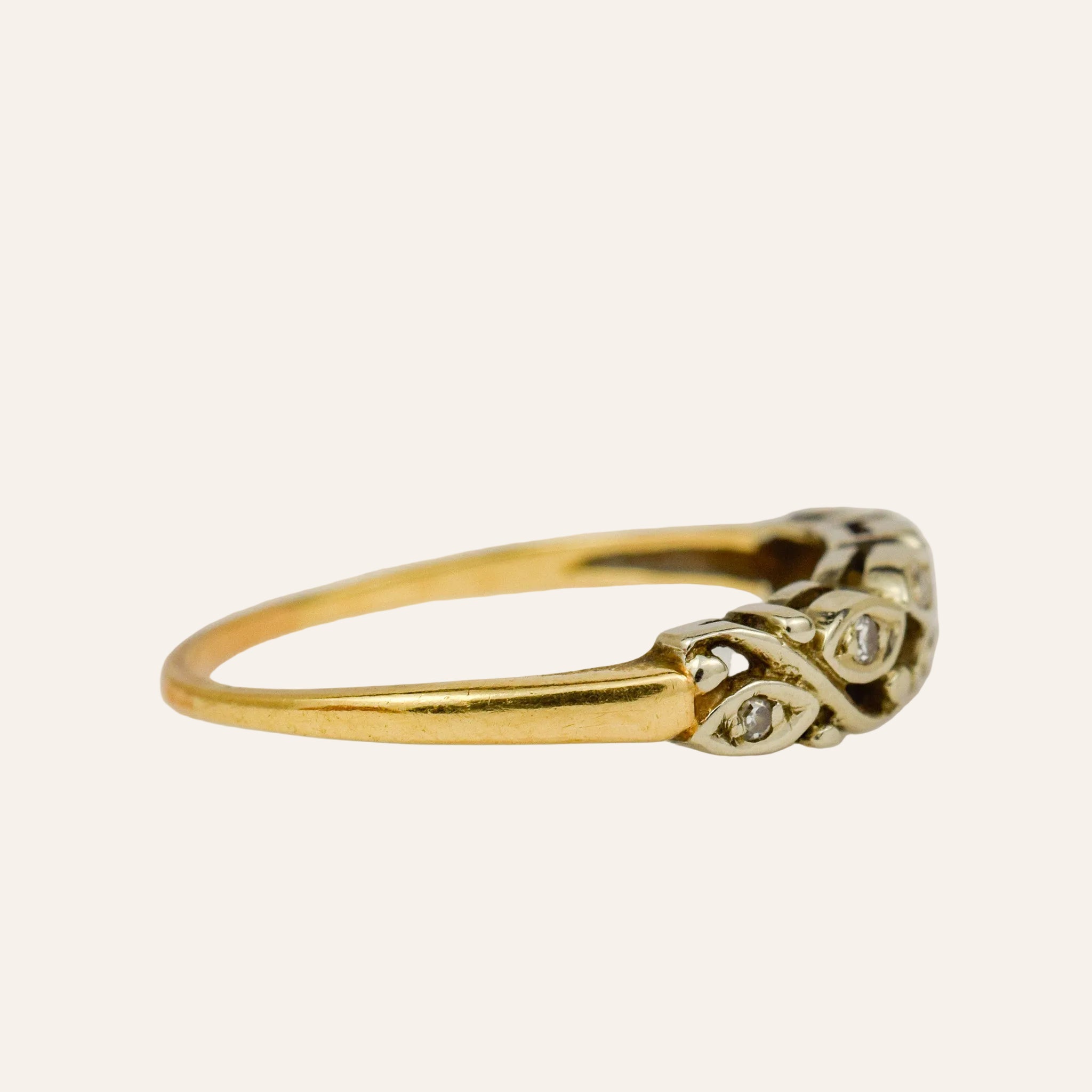 Antique Diamond Vine Band