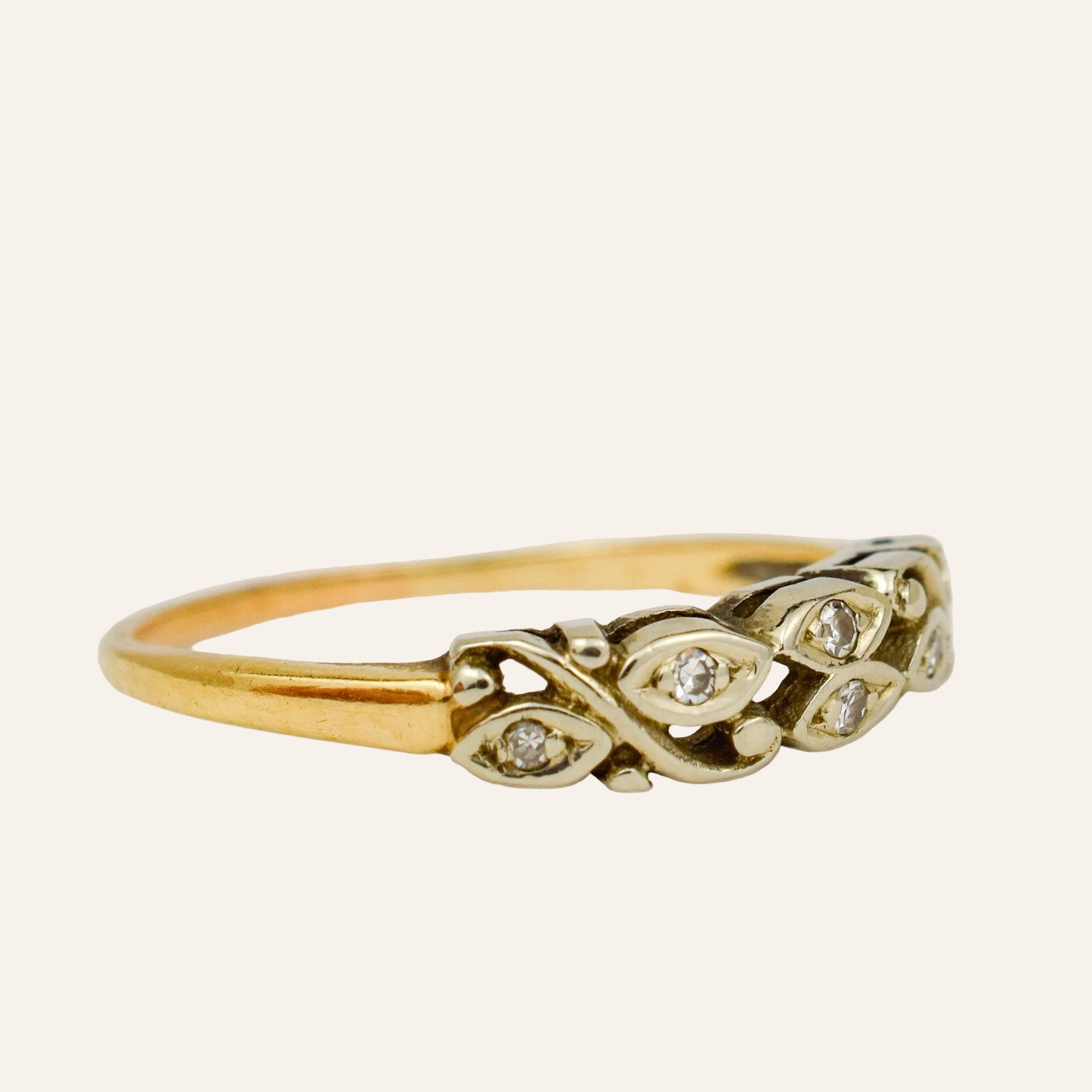 Antique Diamond Vine Band