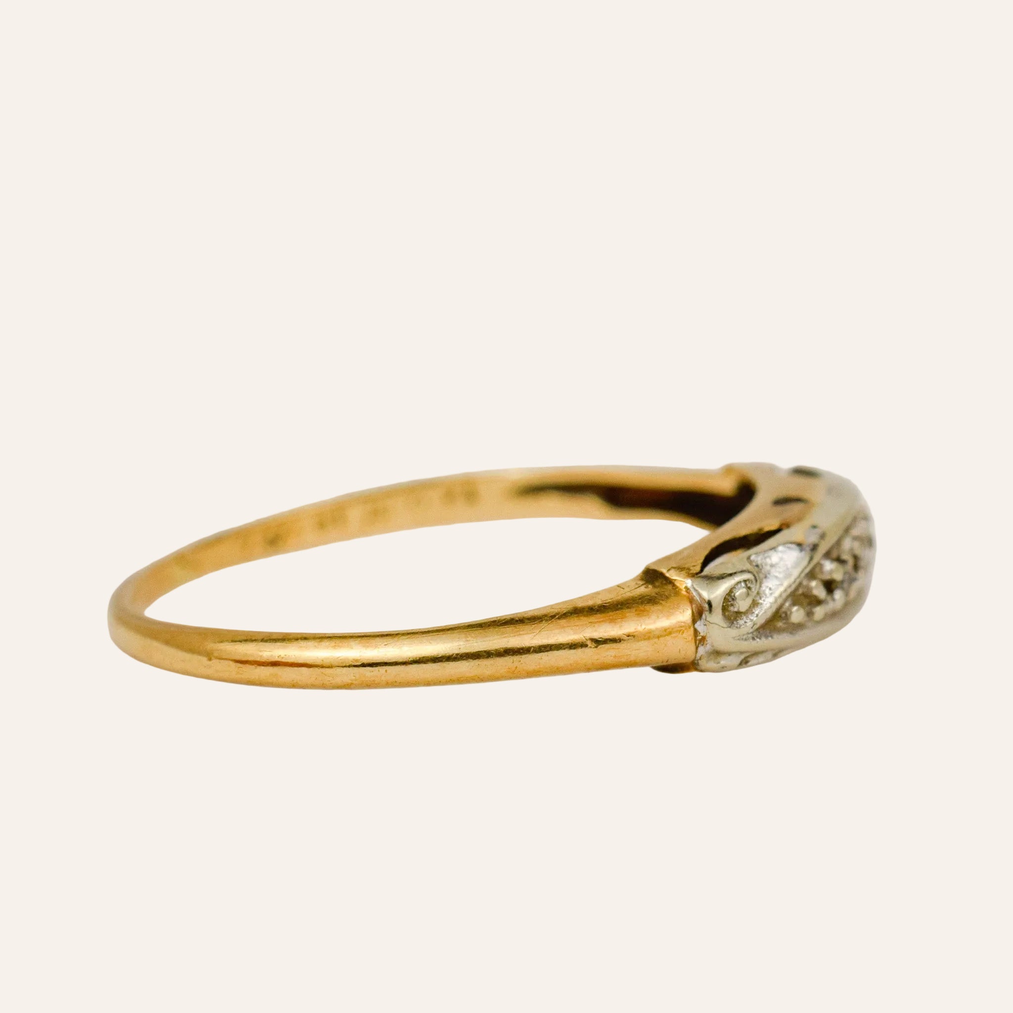 Vintage Diamond Scroll Band