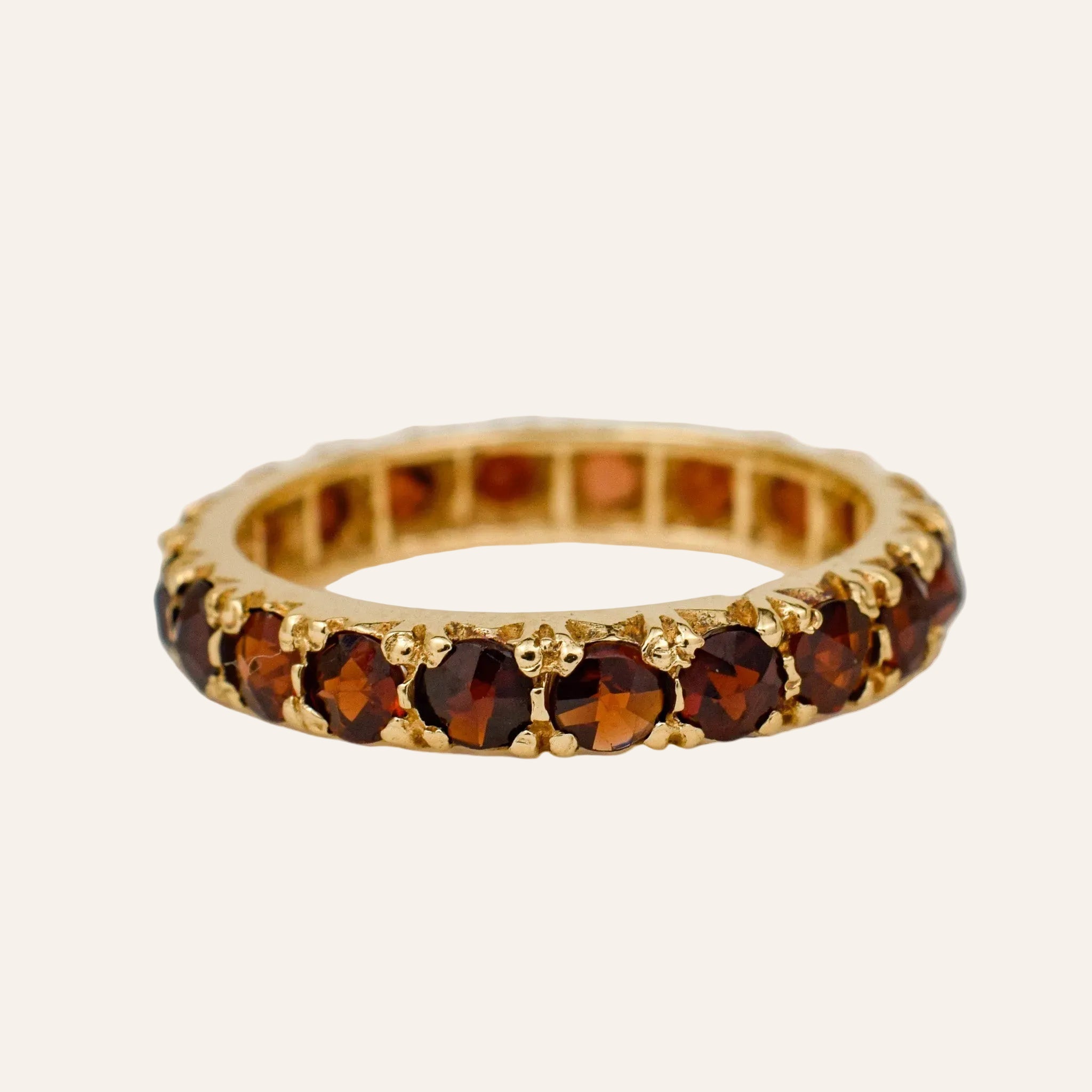 Garnet Eternity Band