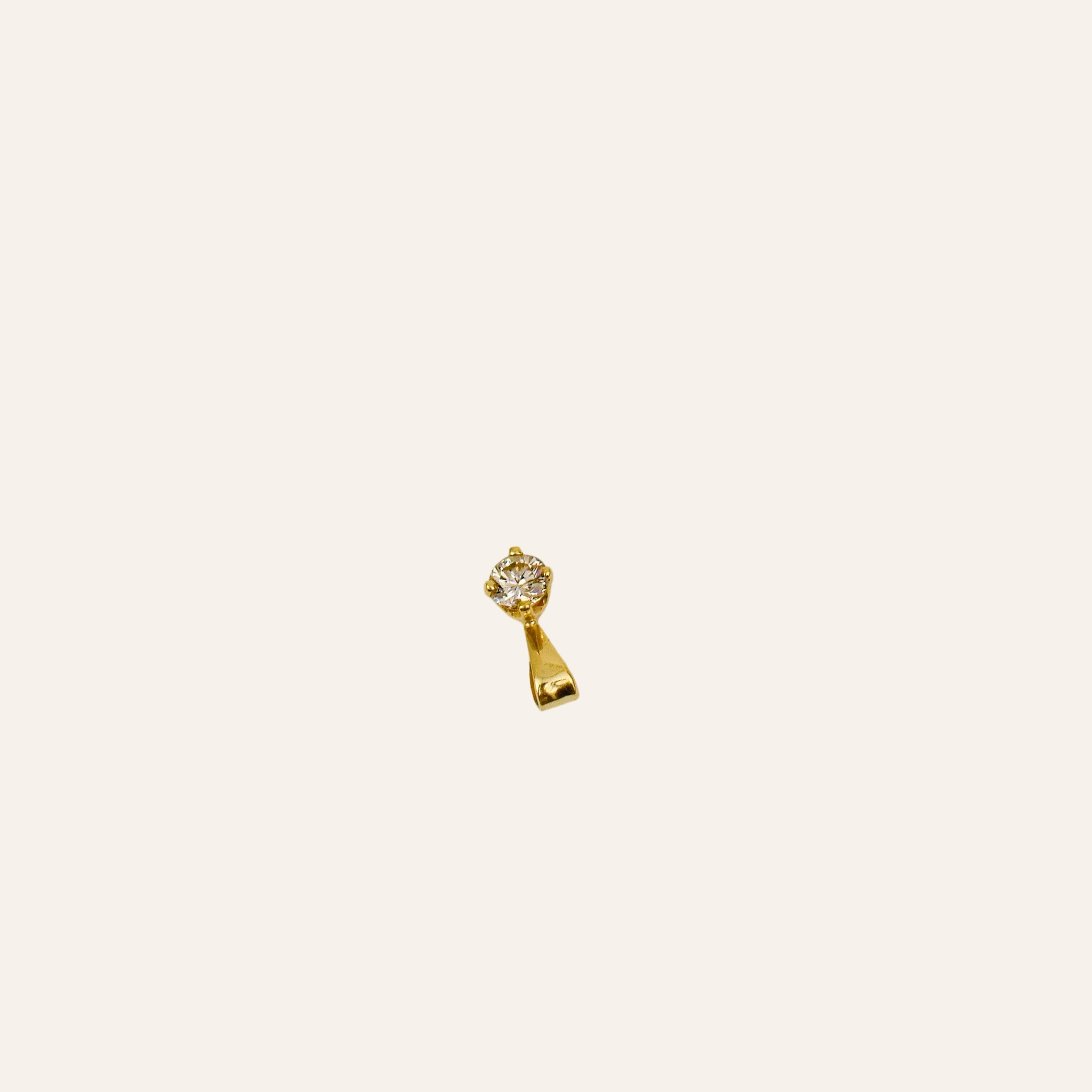 Dainty Diamond Charm