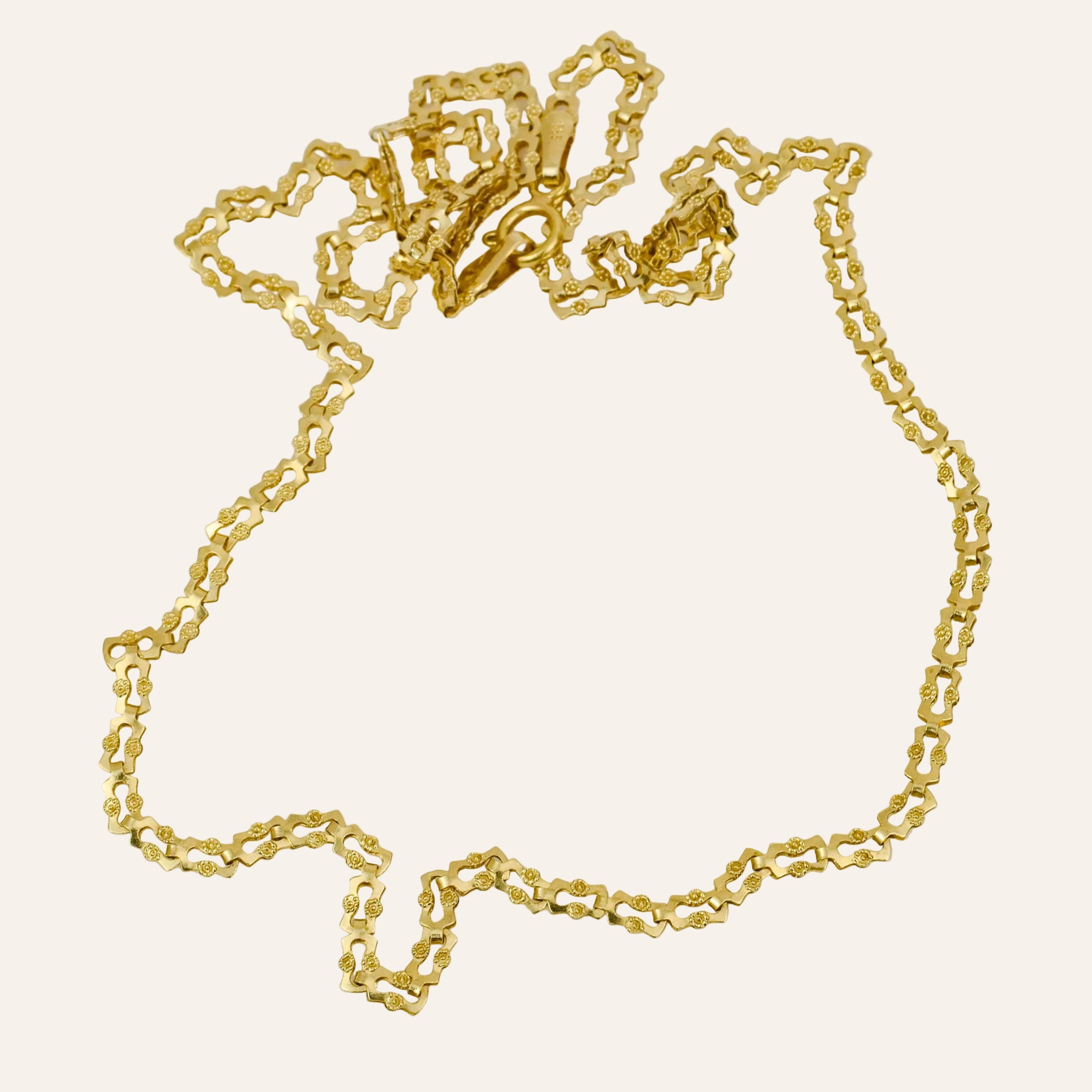 17.5" Forget-Me-Not Gold Chain