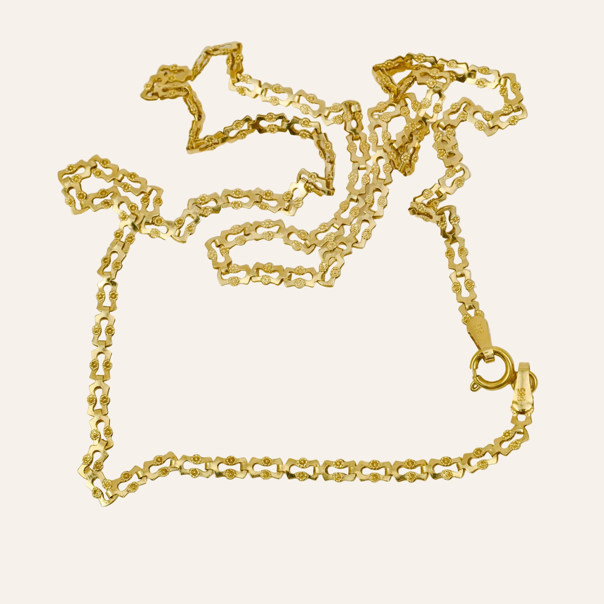 17.5" Forget-Me-Not Gold Chain