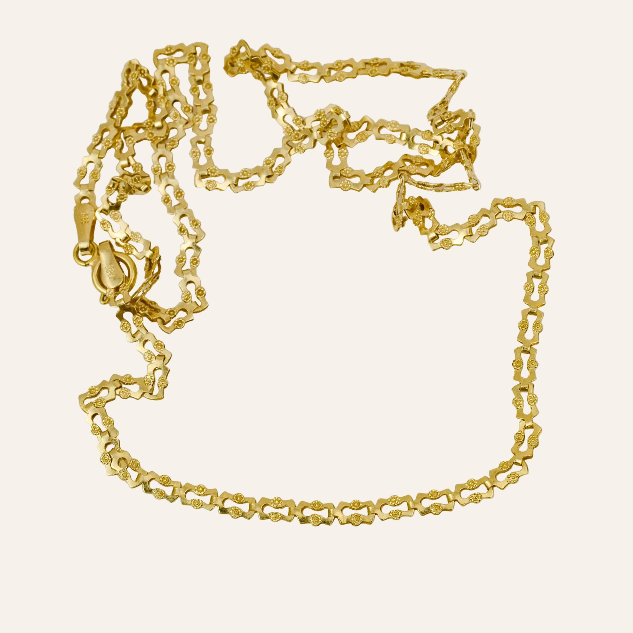 17.5" Forget-Me-Not Gold Chain