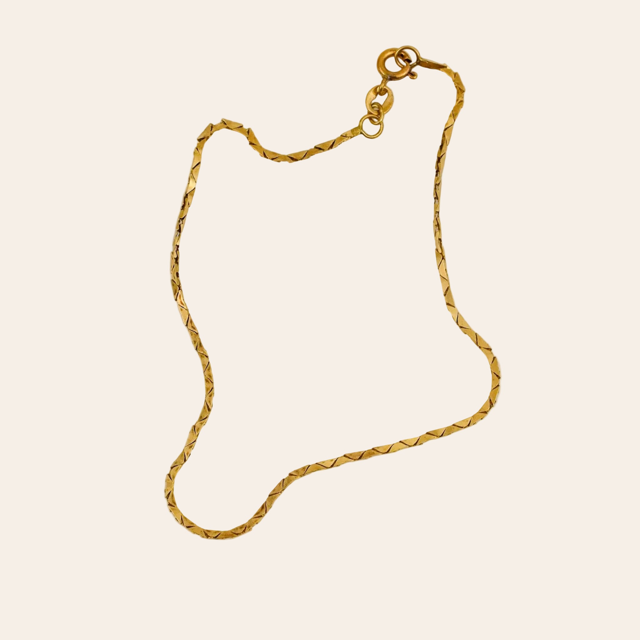 8" Diamond-Cut Cable Chain