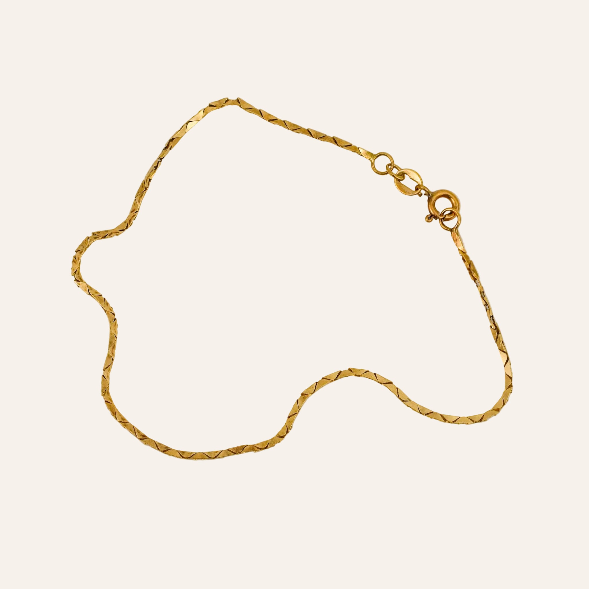 8" Diamond-Cut Cable Chain
