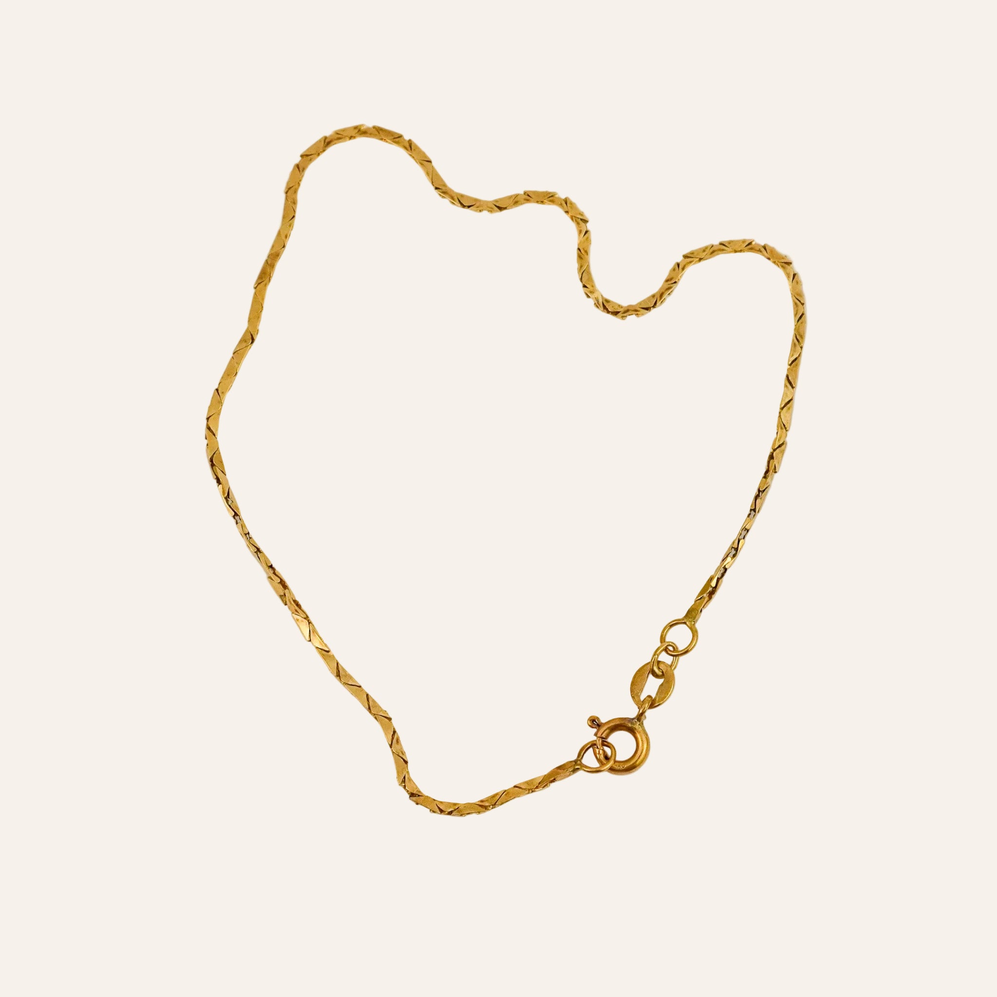 8" Diamond-Cut Cable Chain