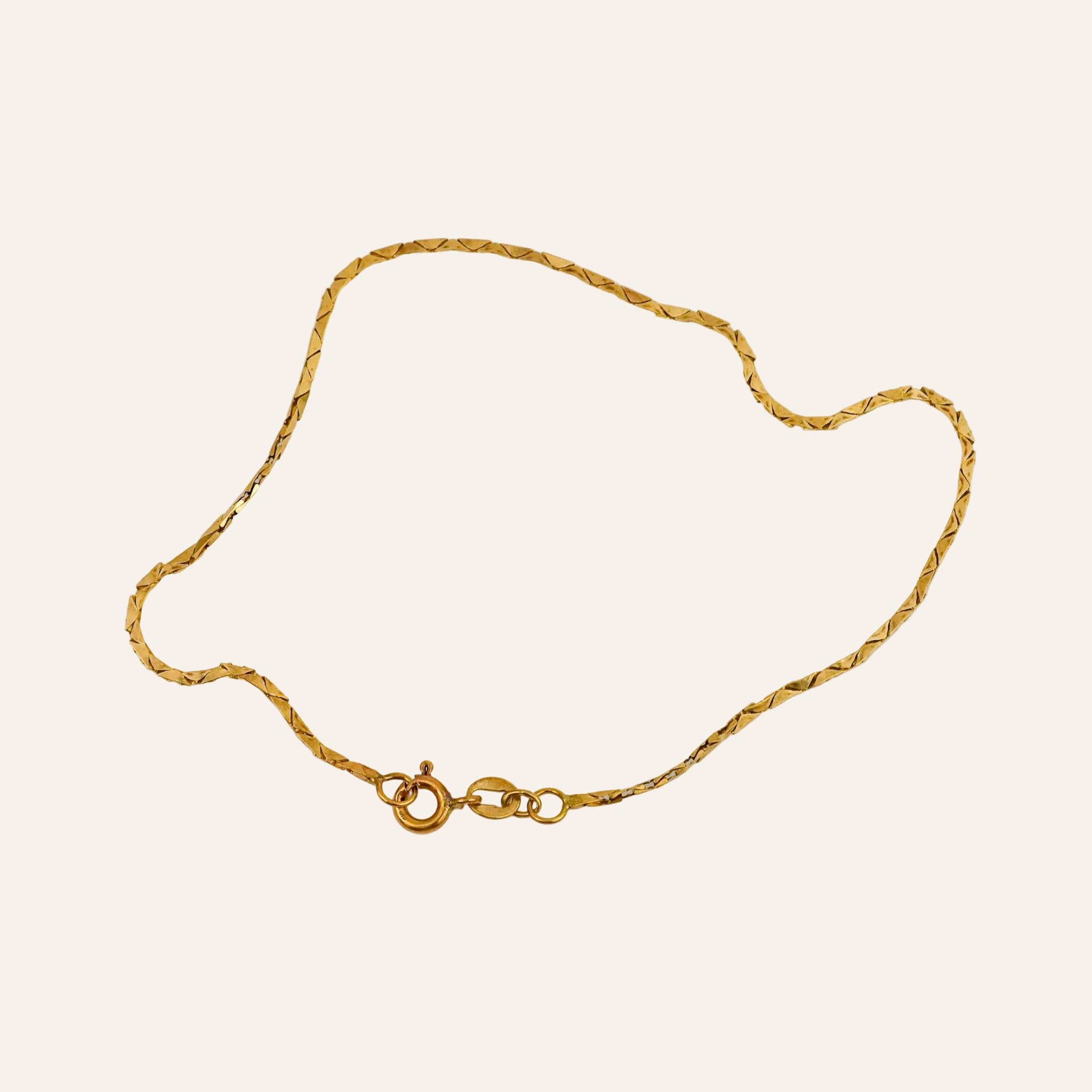 8" Diamond-Cut Cable Chain
