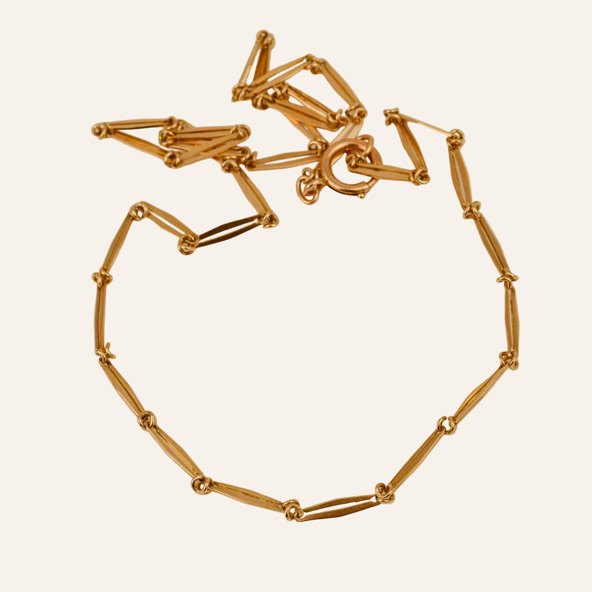 21" Navette Link Necklace