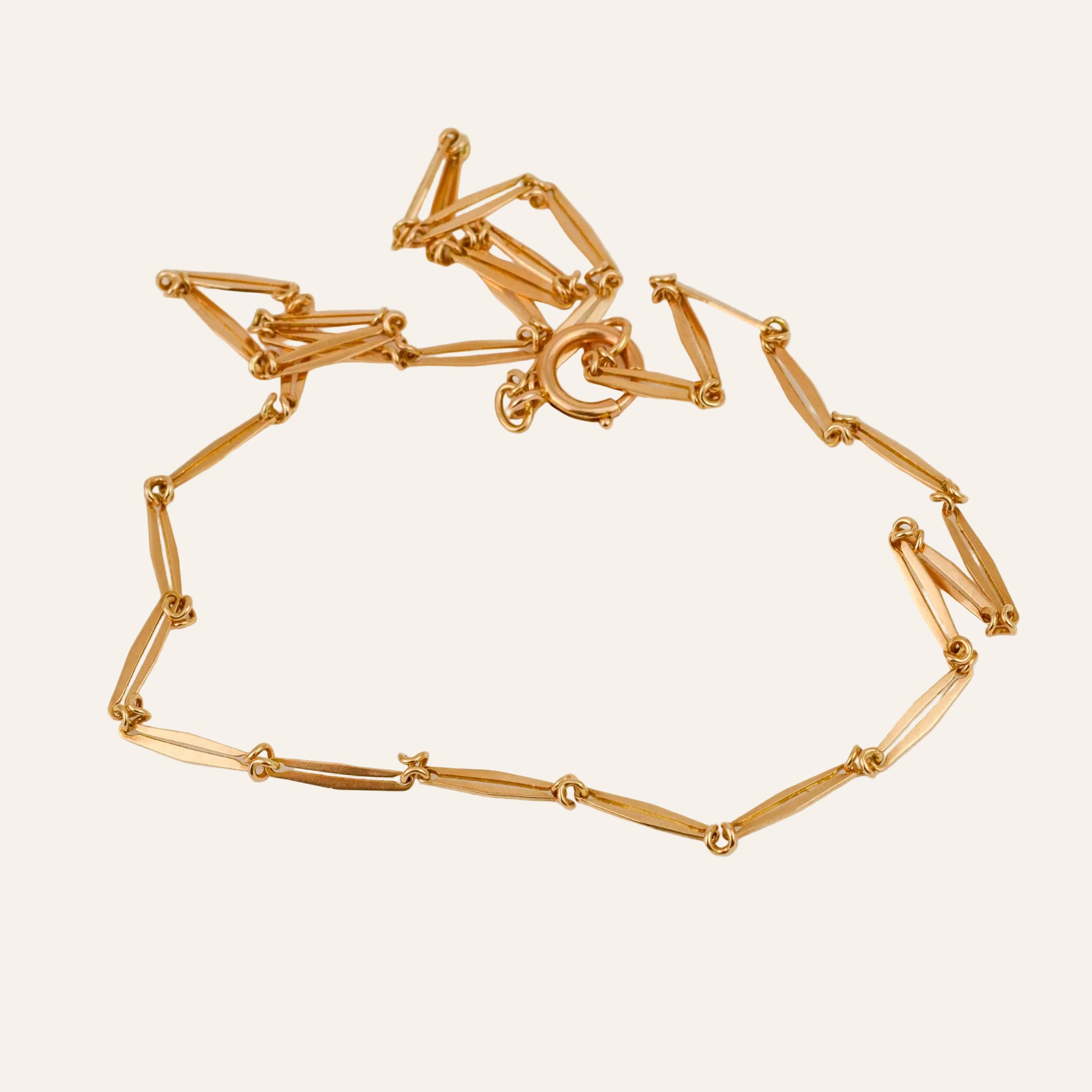 21" Navette Link Necklace