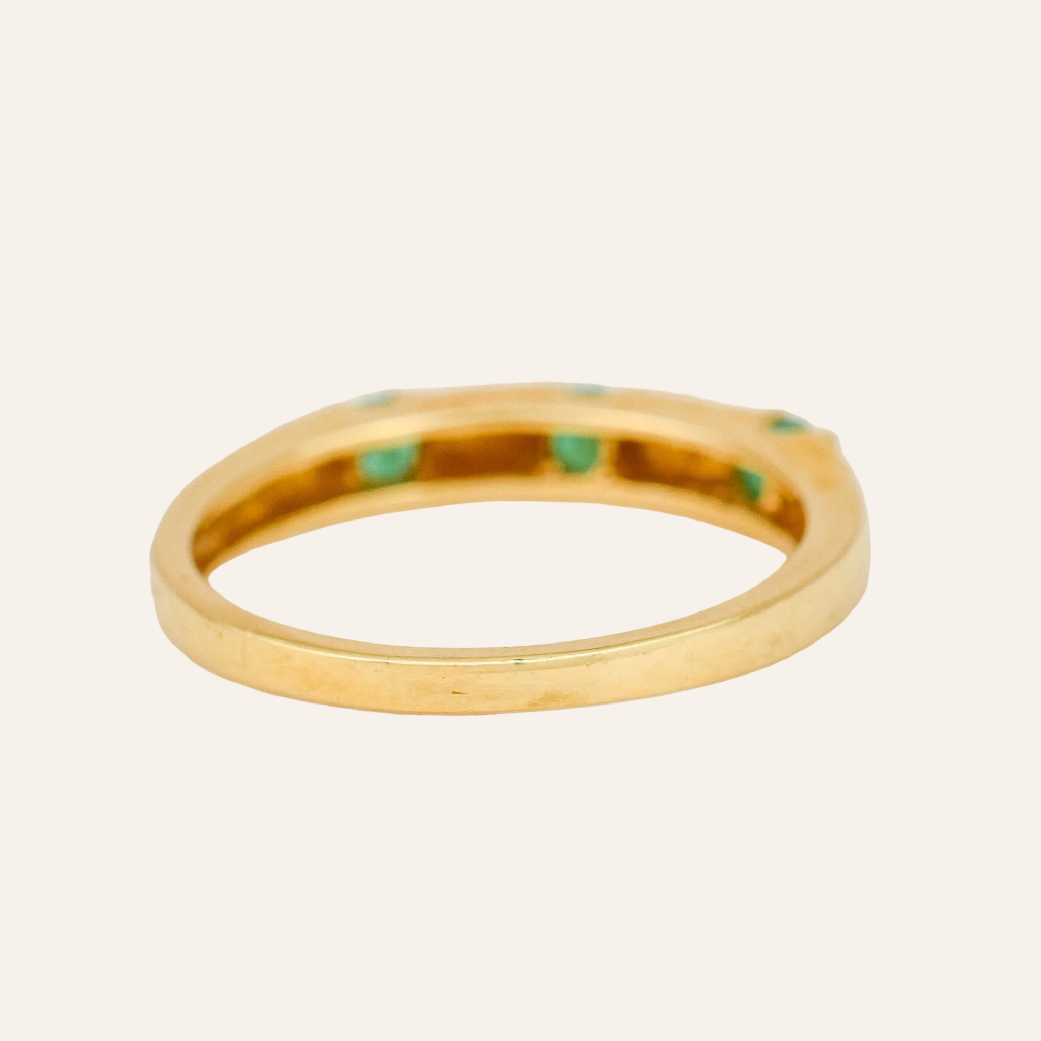 Emerald Trilogy Ring