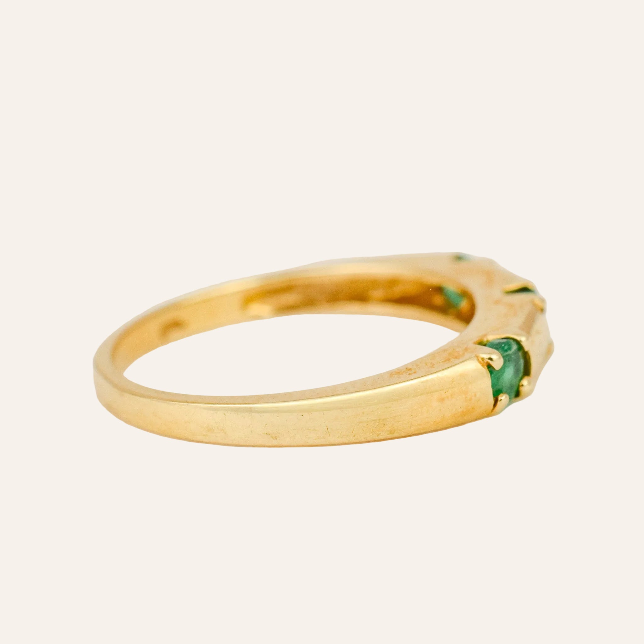 Emerald Trilogy Ring