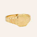 Geometric Signet Ring