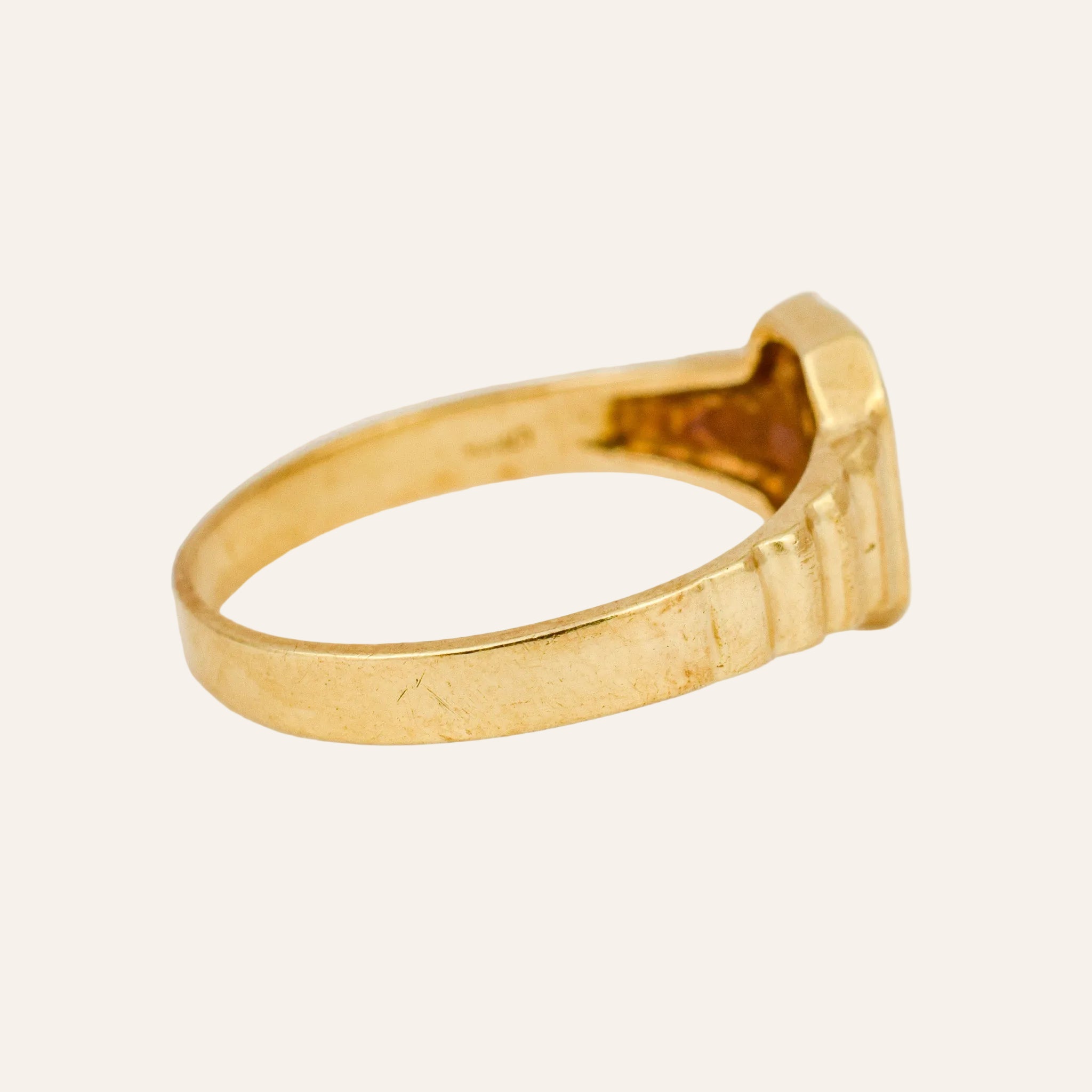 Geometric Signet Ring