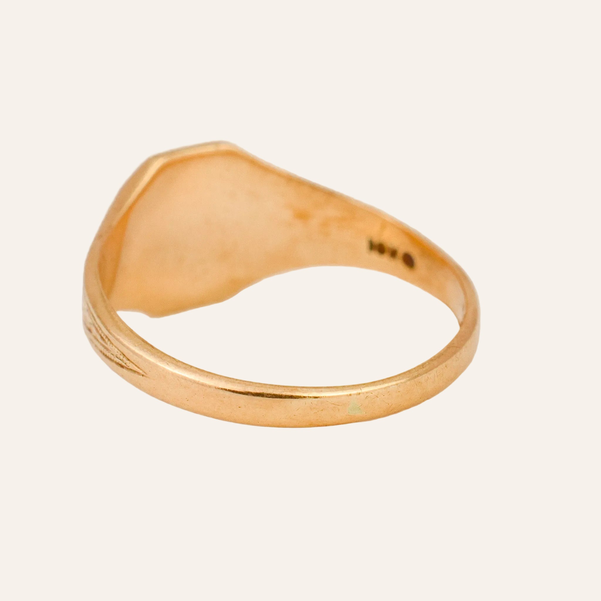 Antique Infinity Signet Ring