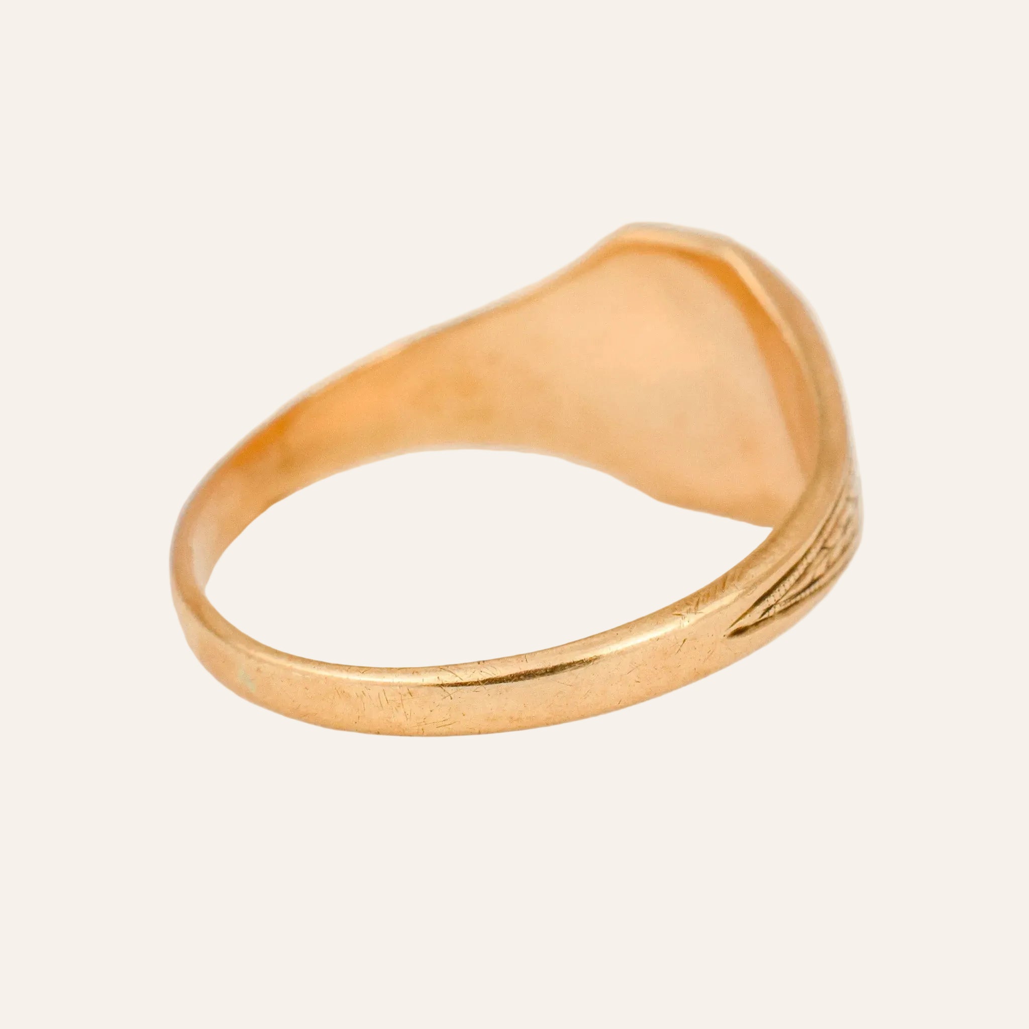 Antique Infinity Signet Ring