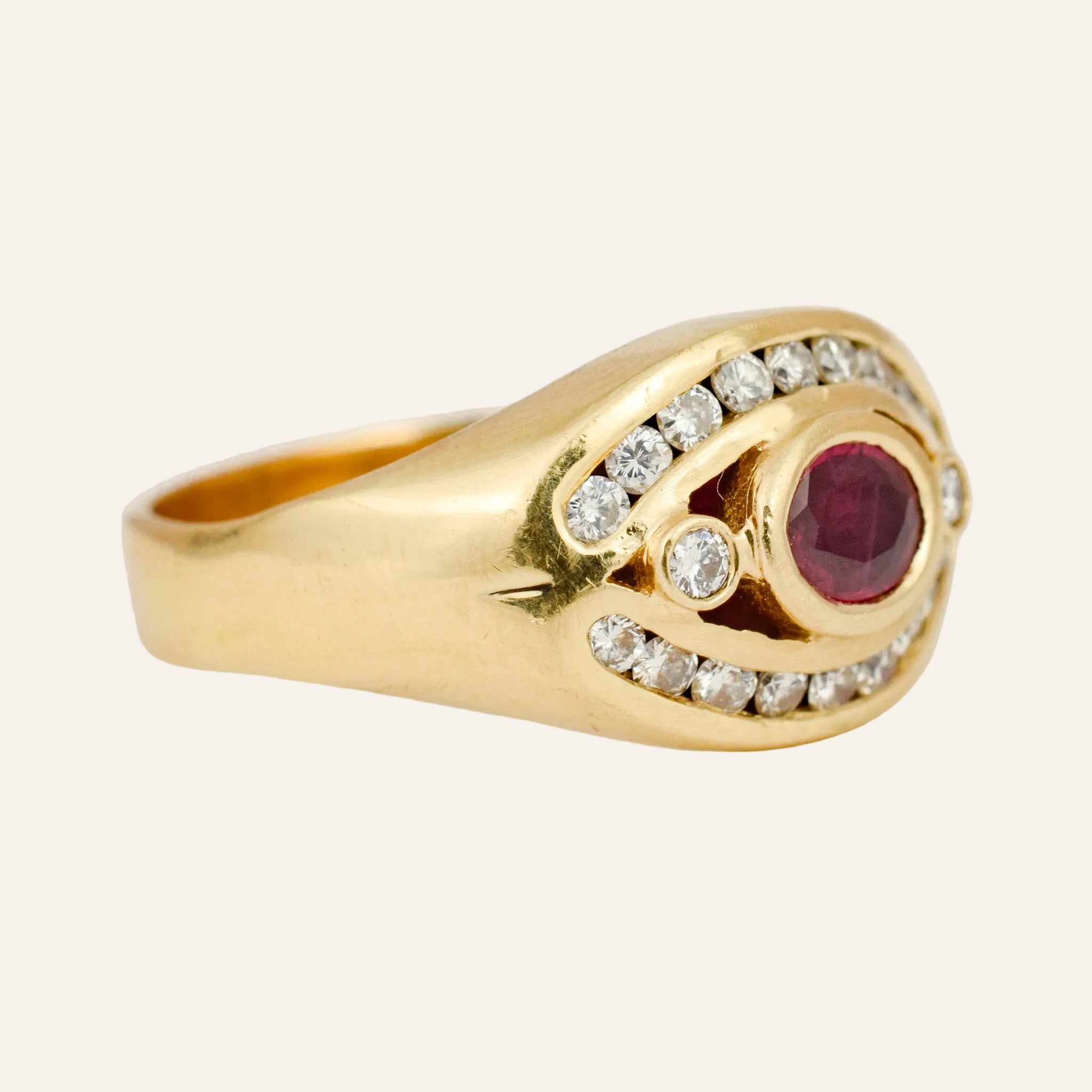Ruby and Diamond Ring
