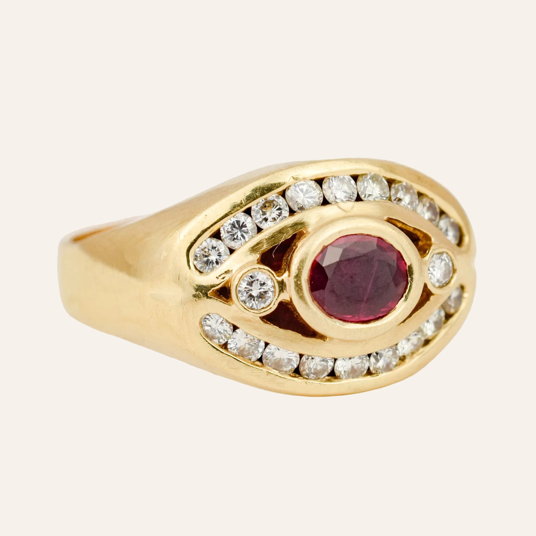 Ruby and Diamond Ring