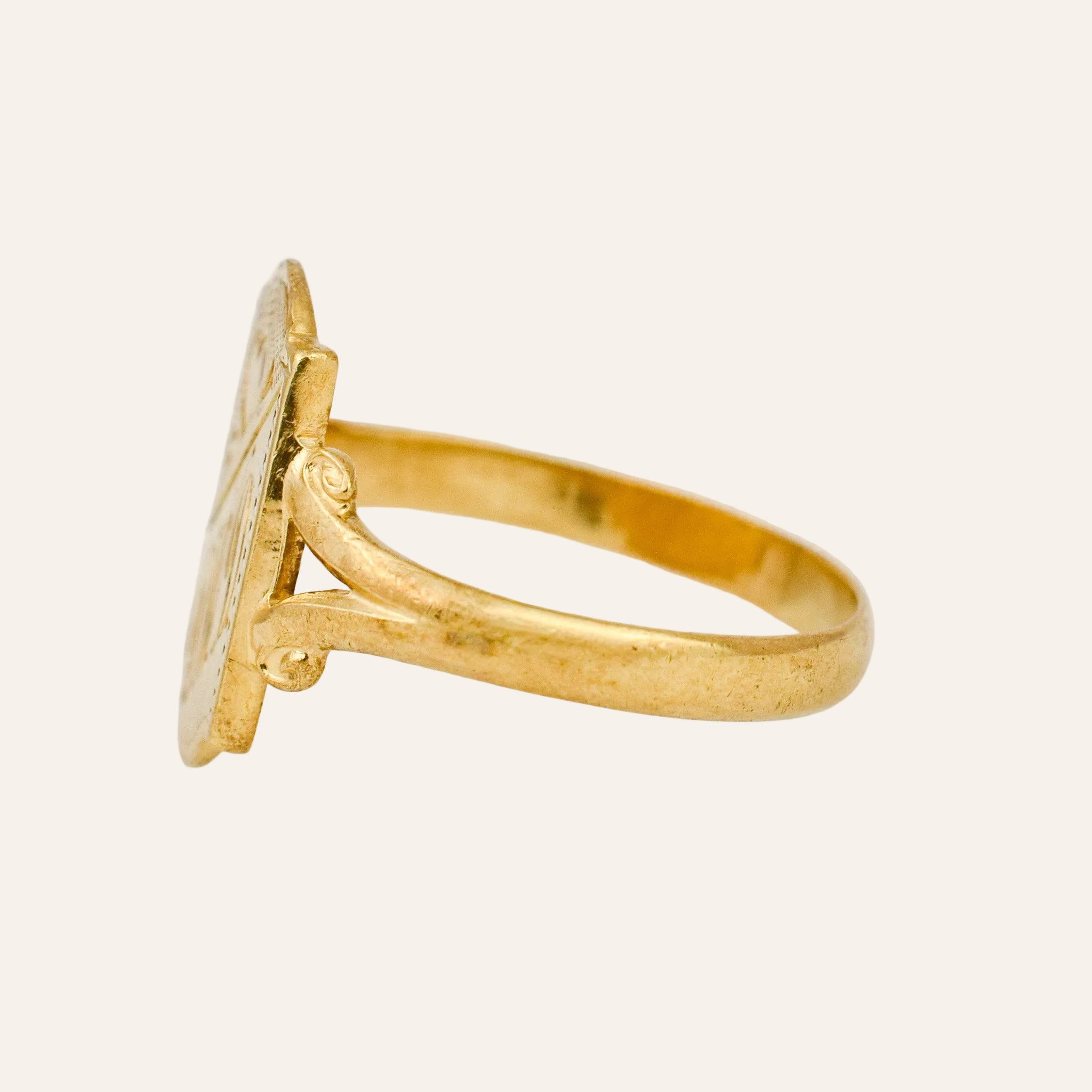 Antique 'PWD' Signet Ring