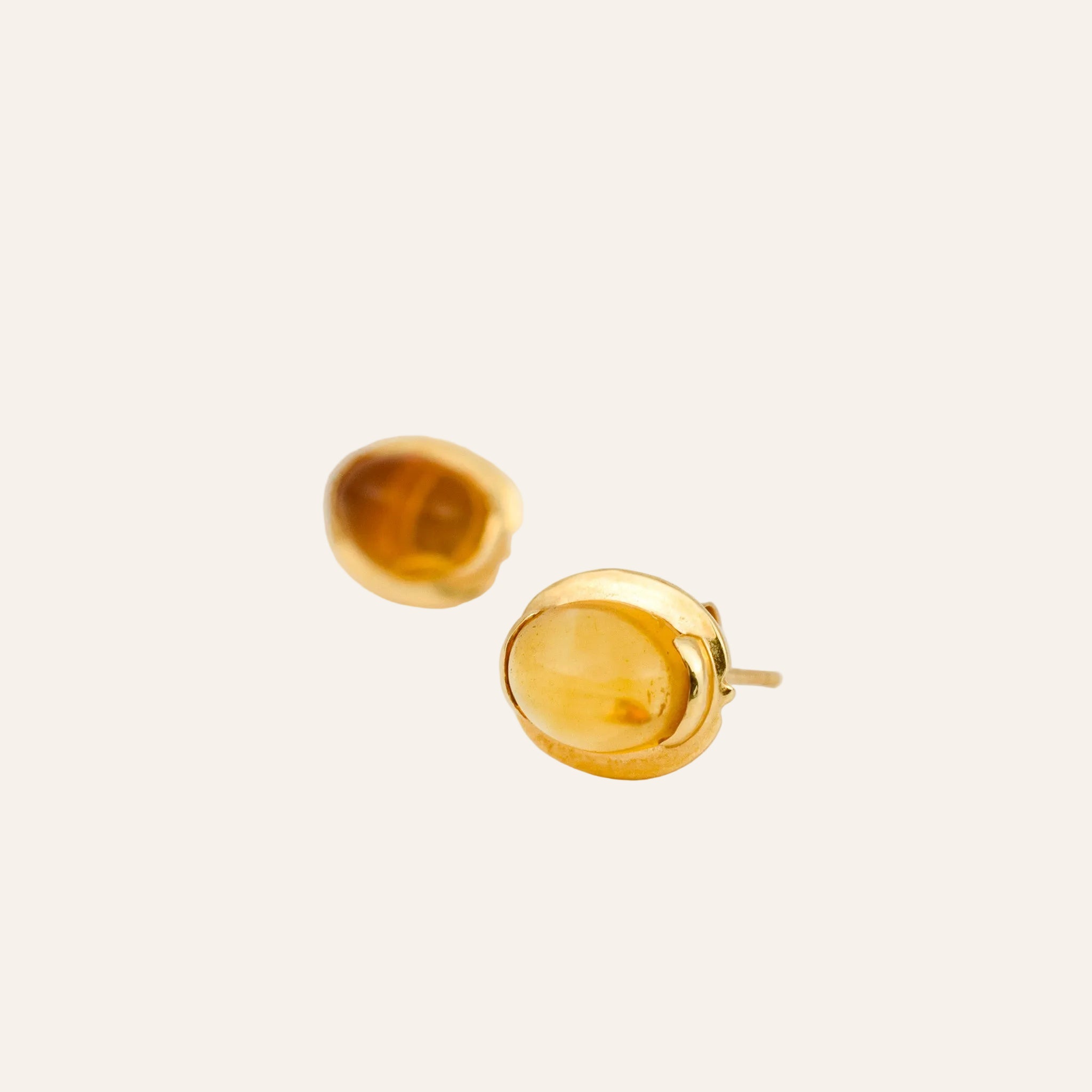 Amber Stud Earrings