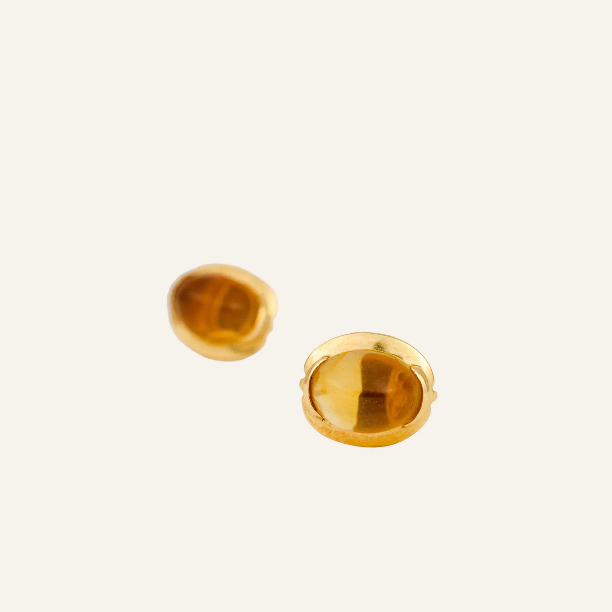 Amber Stud Earrings