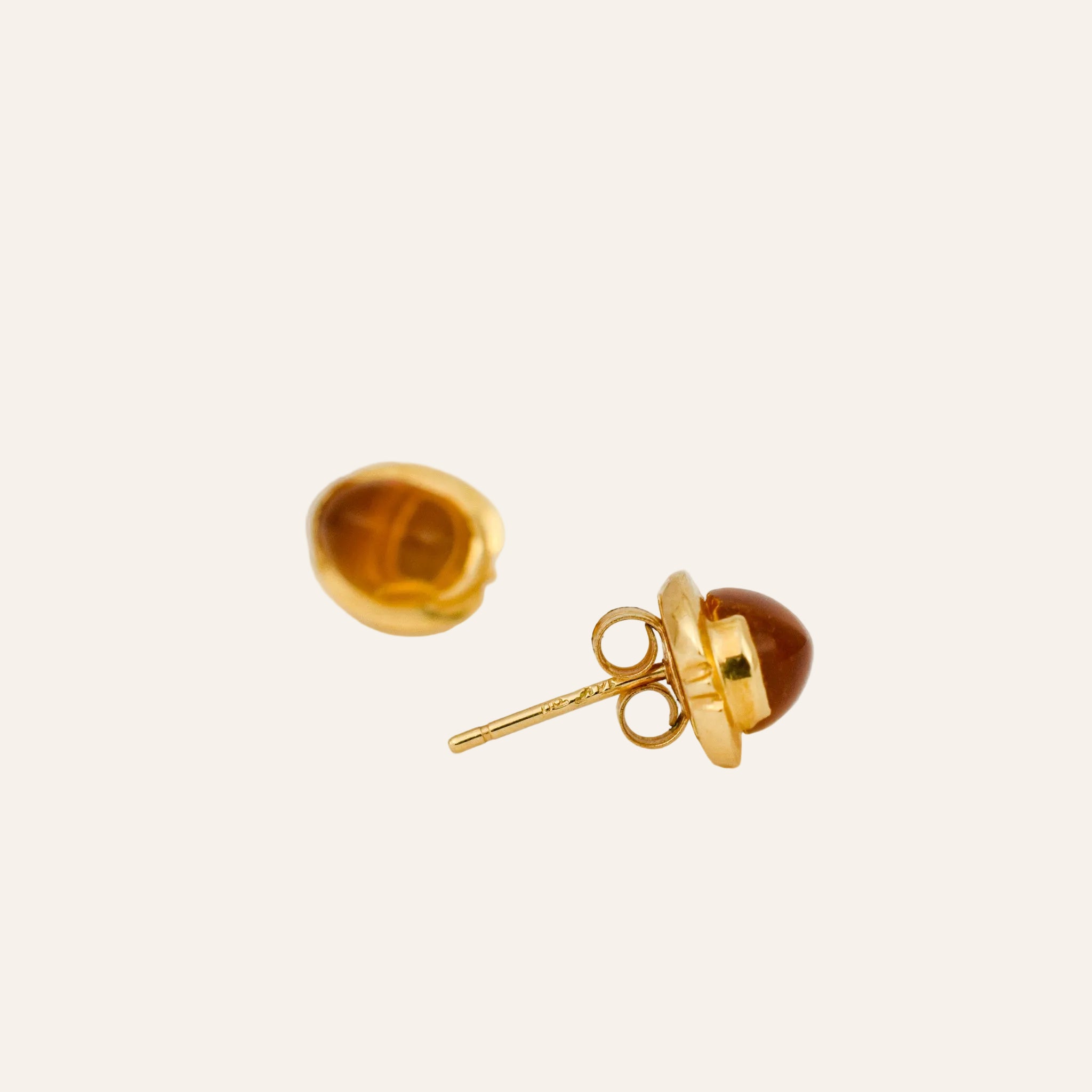 Amber Stud Earrings