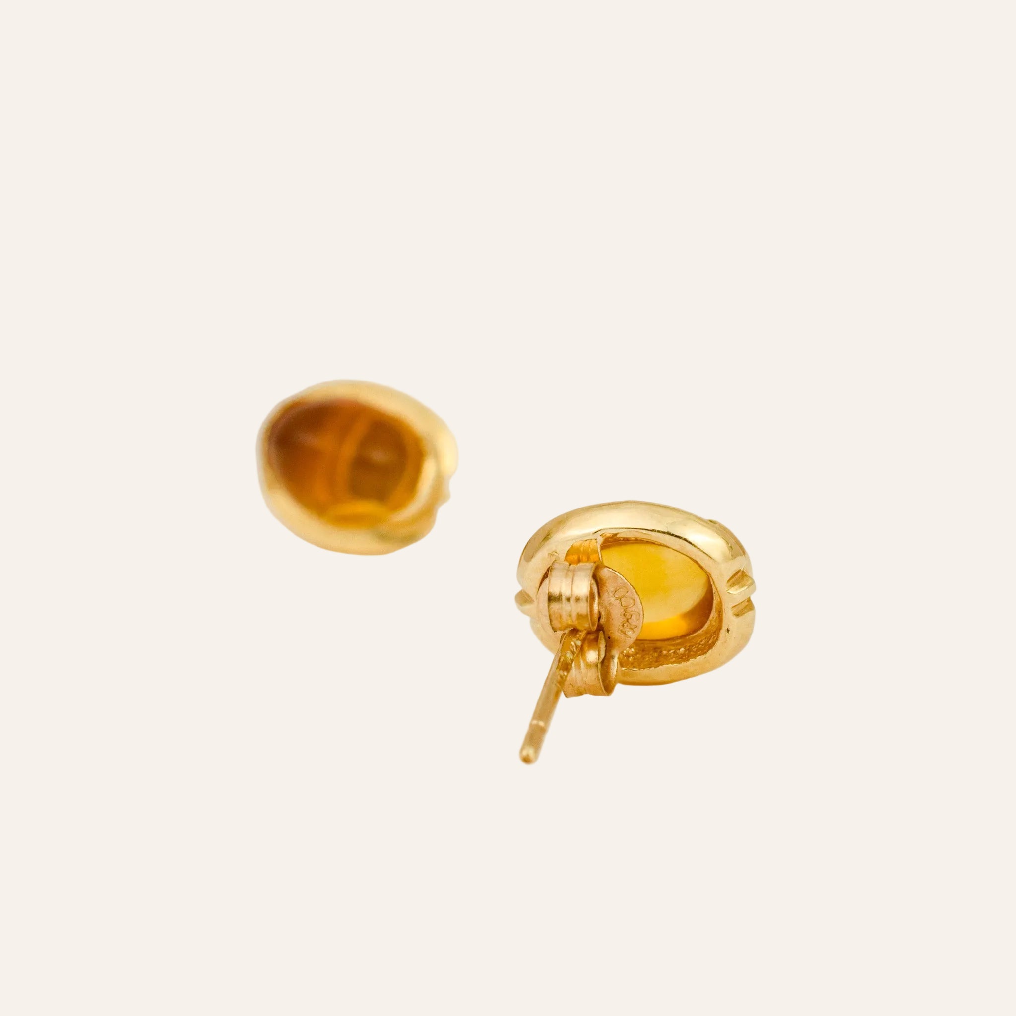 Amber Stud Earrings