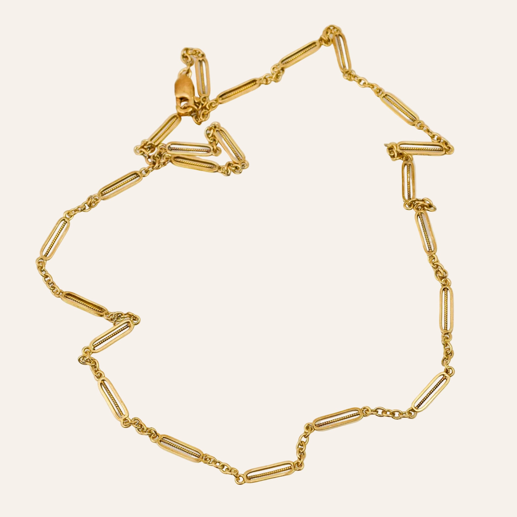 18" Intricate Link Necklace