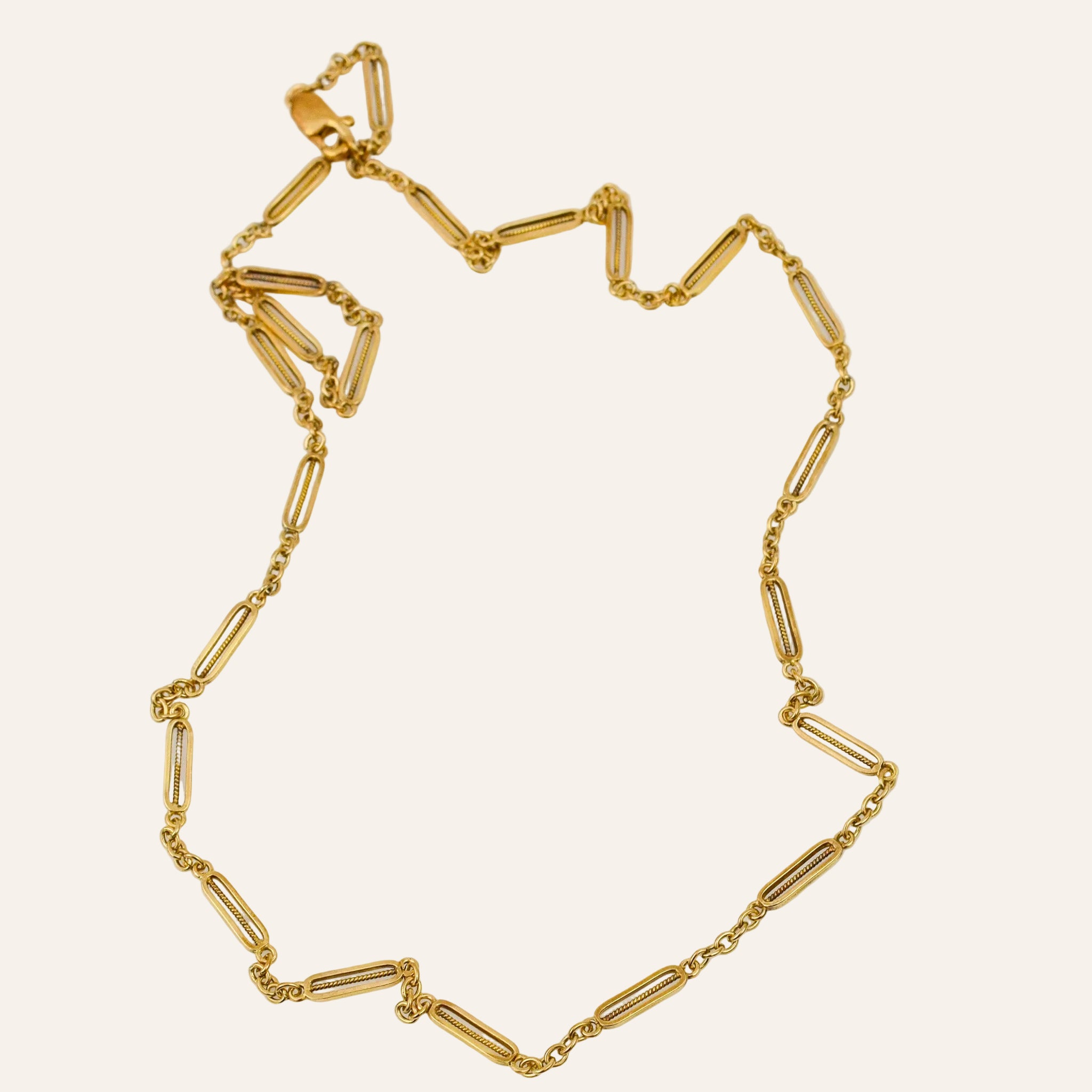 18" Intricate Link Necklace