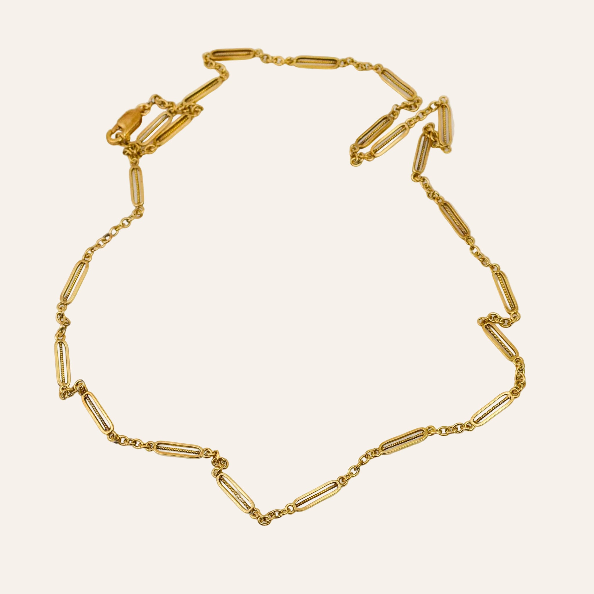 18" Intricate Link Necklace