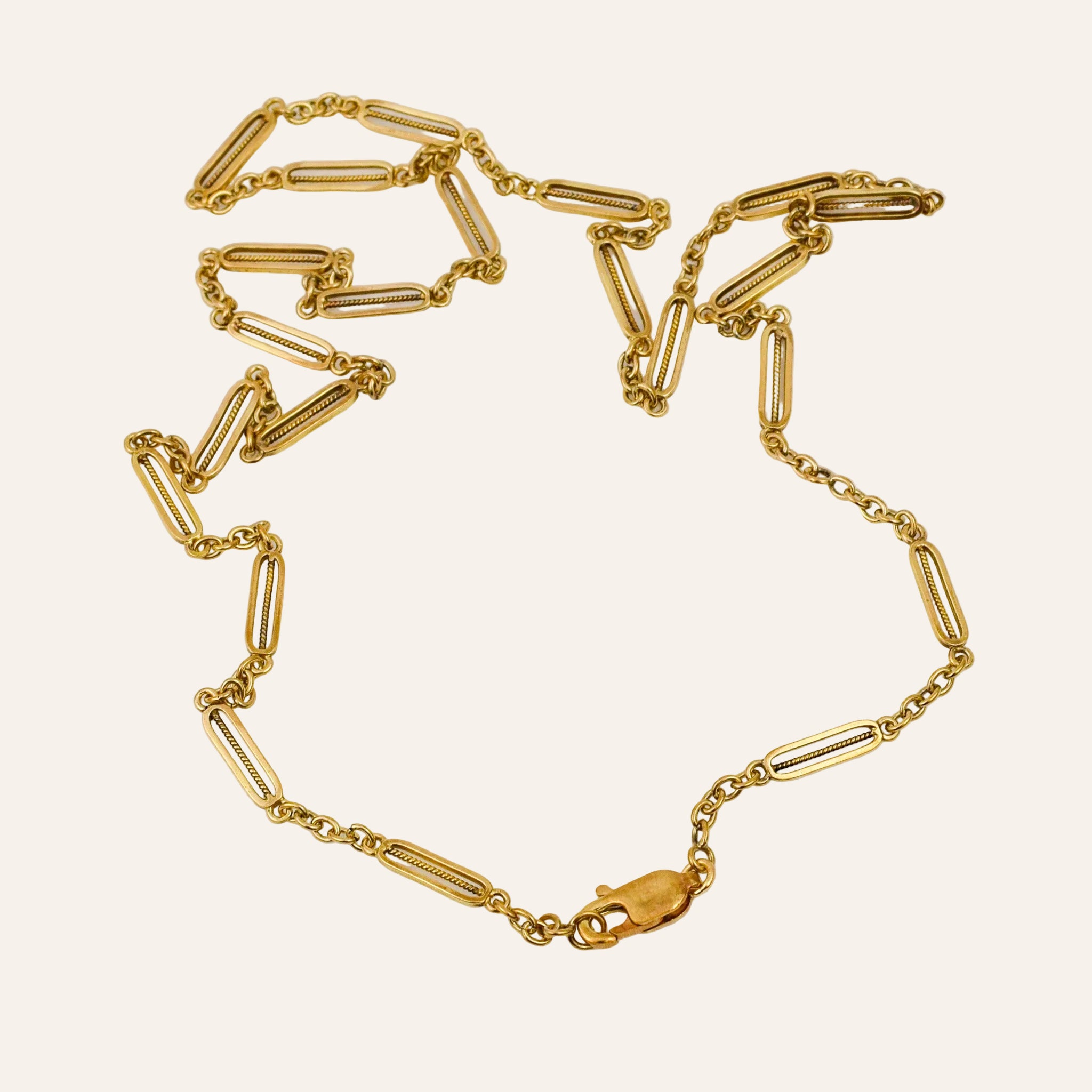 18" Intricate Link Necklace