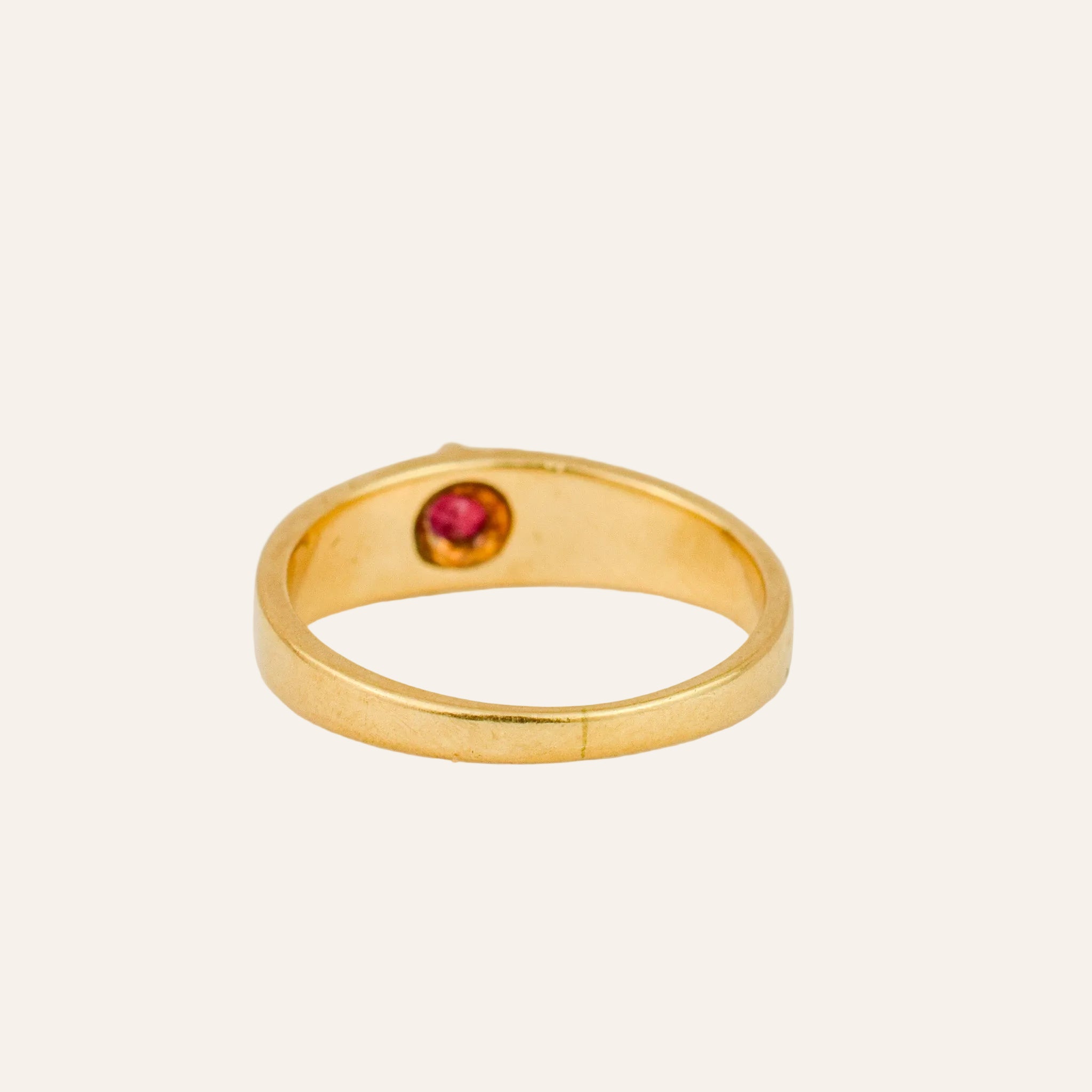 Solitaire Ruby Band
