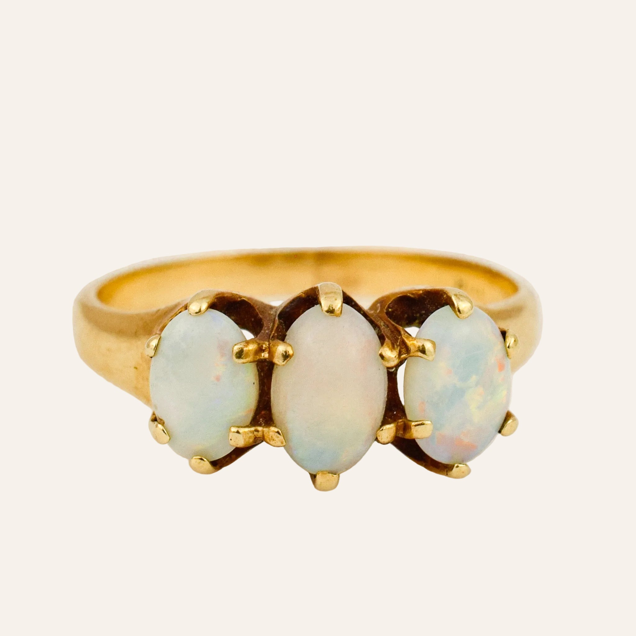 Opal Trilogy Ring